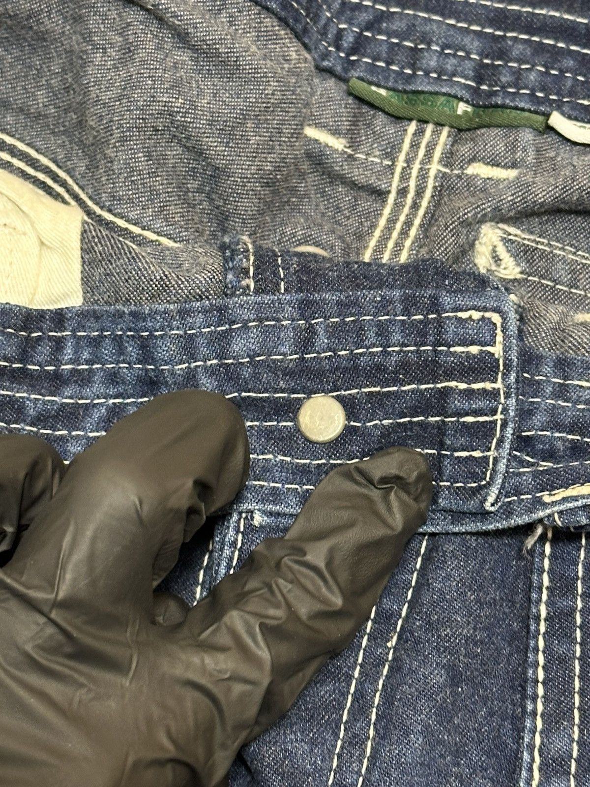 Sassafras Sassafras Japanese gardener denim work pants. Size US 33 - 15 Thumbnail