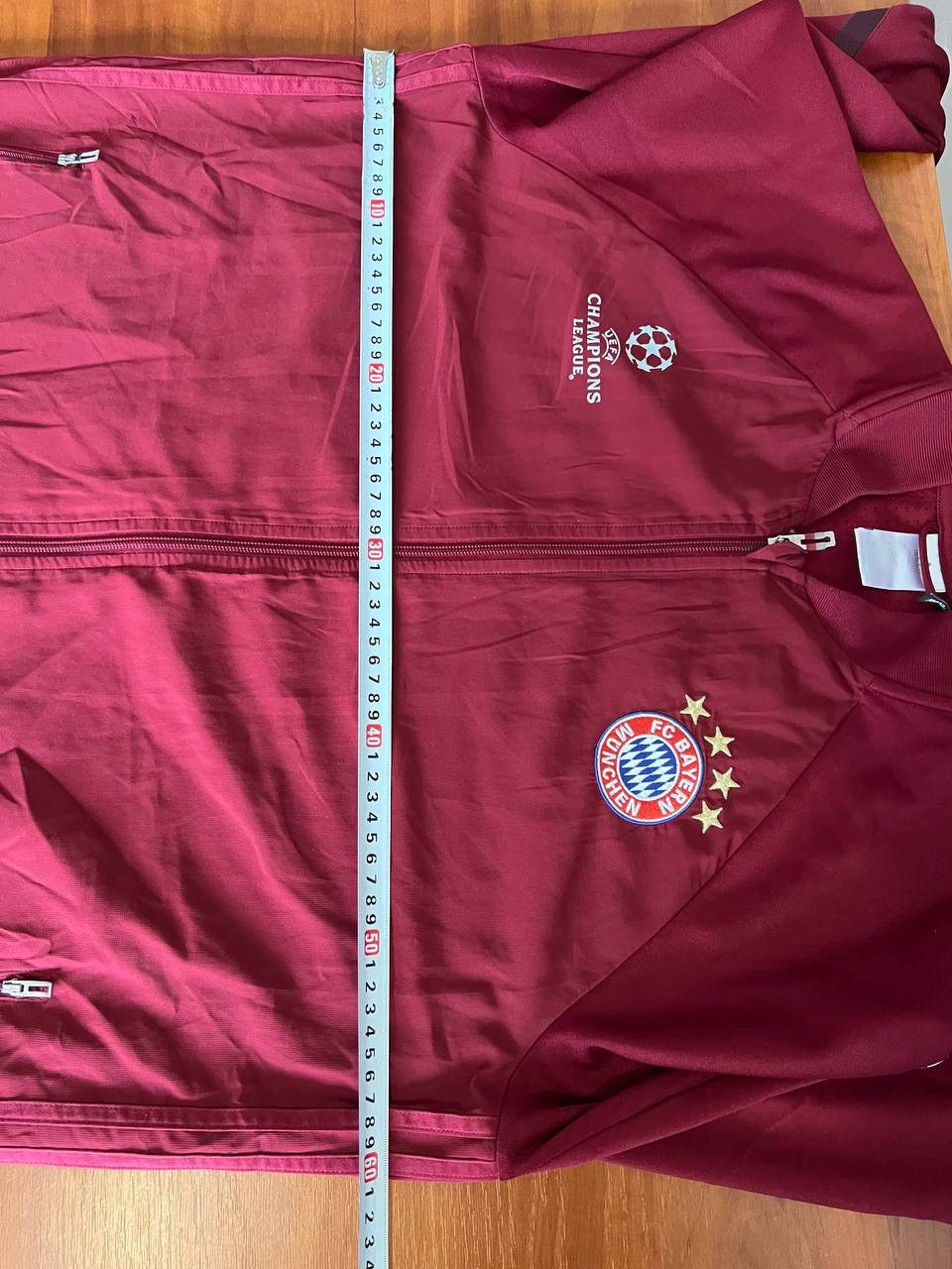Adidas 2016 BAYERN MUNICH CHAMPION LEAGUE SOCCER ZIP JACKET ADIDAS Size US XL / EU 56 / 4 - 17 Thumbnail
