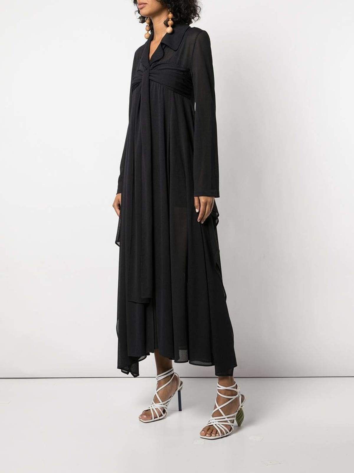 Jacquemus jacquemus la robe saint jean dress navy la riviera Size S / US 4 / IT 40 - 4 Thumbnail