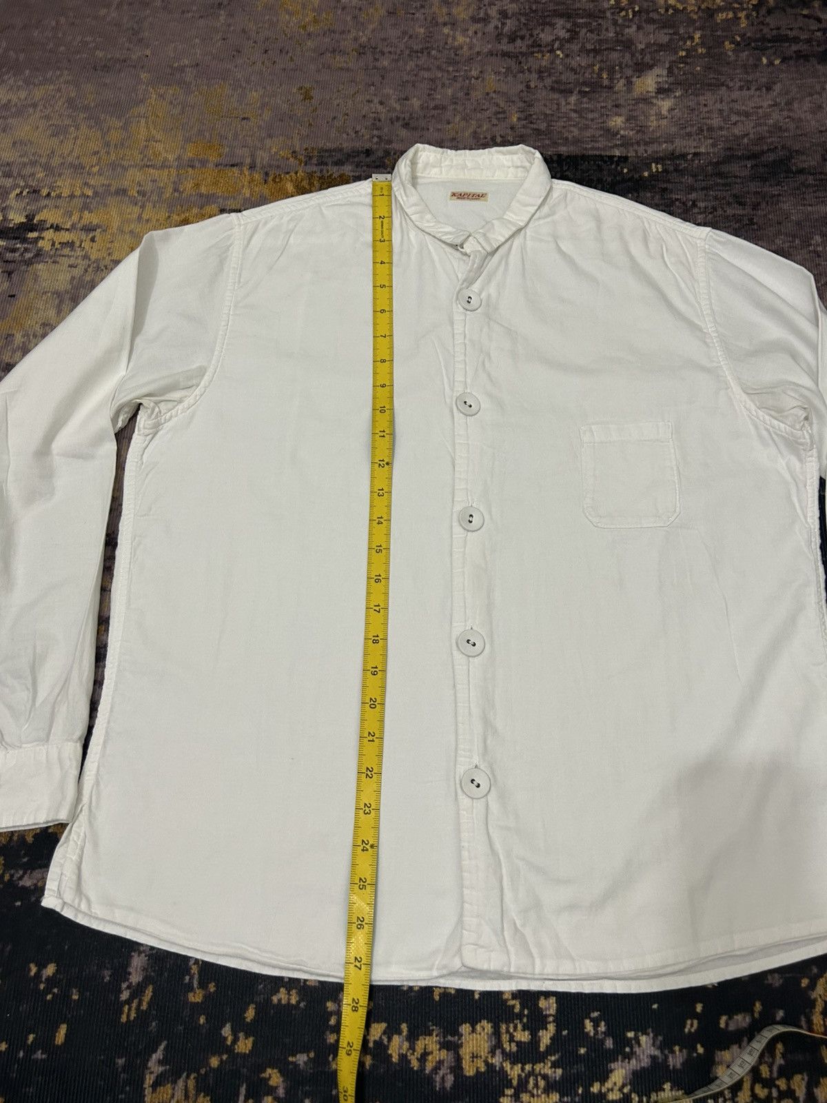 Kapital Kapital Long Sleeve Big Button White Shirt Size US M / EU 48-50 / 2 - 15 Thumbnail