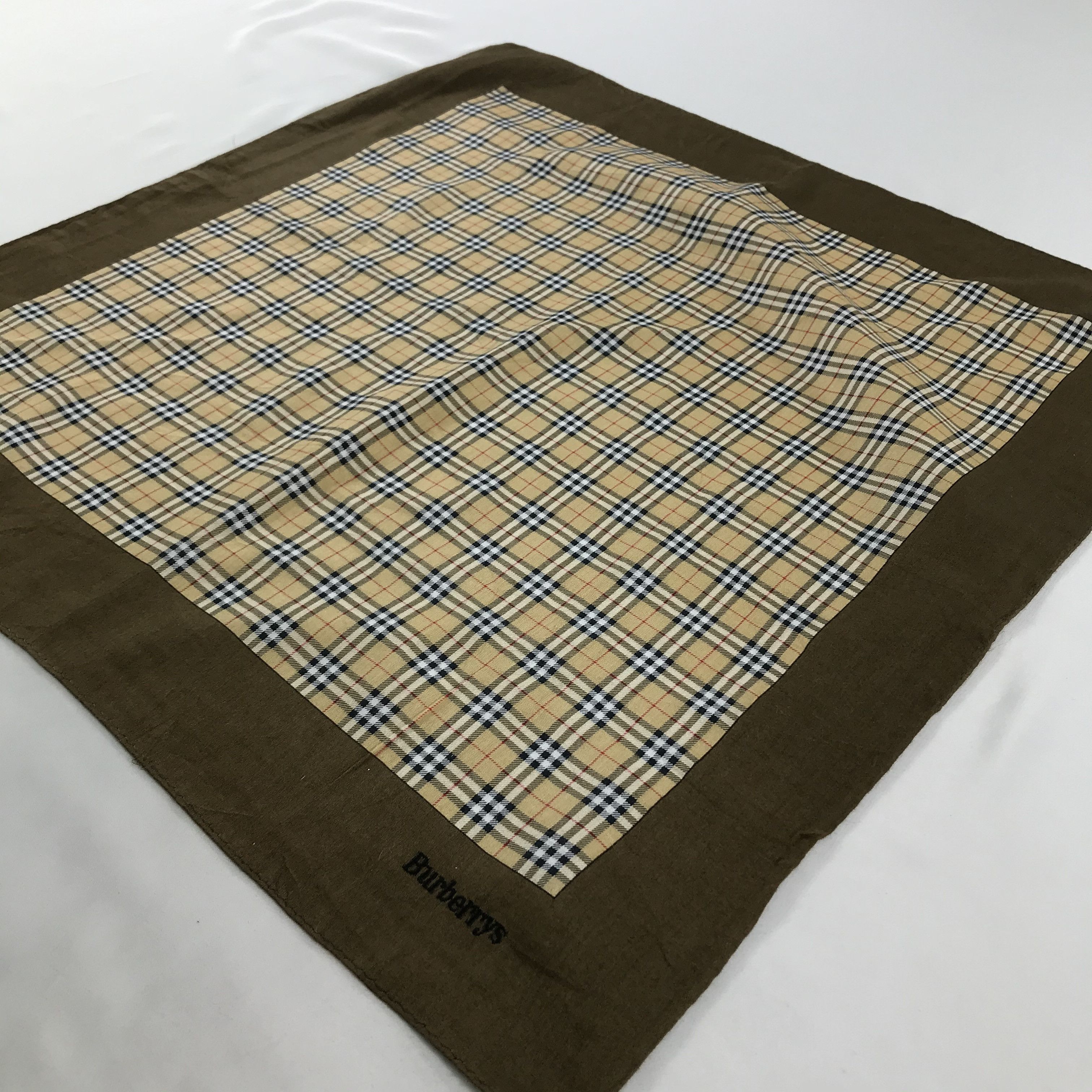 Burberry × Vintage Kenzo Bandana / Handkerchief / Neckerchief - S1578 Size ONE SIZE - 2 Thumbnail