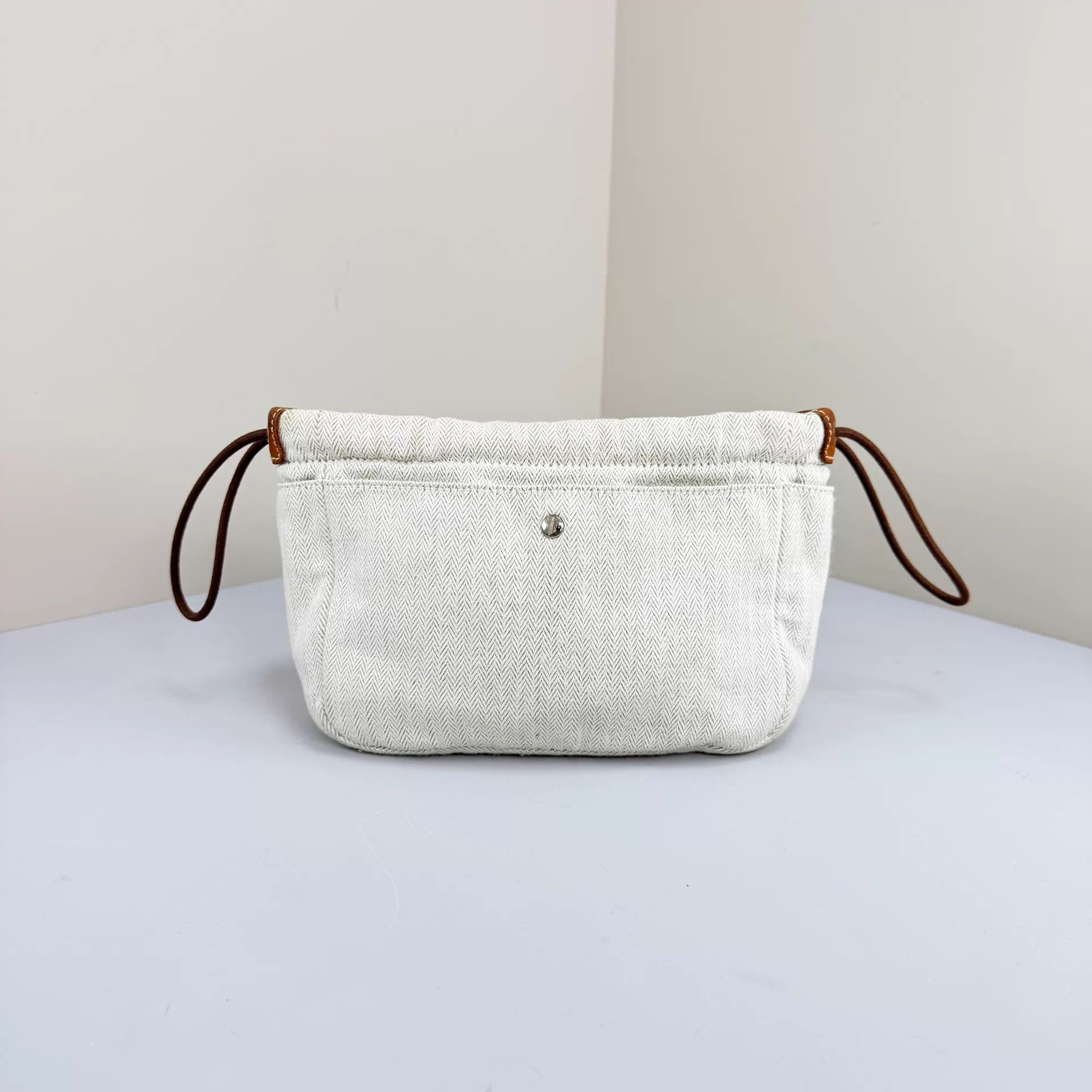 Hermes Hermes Fourbi Canvas Leather Inner Bag 98 New Size ONE SIZE - 1 Thumbnail