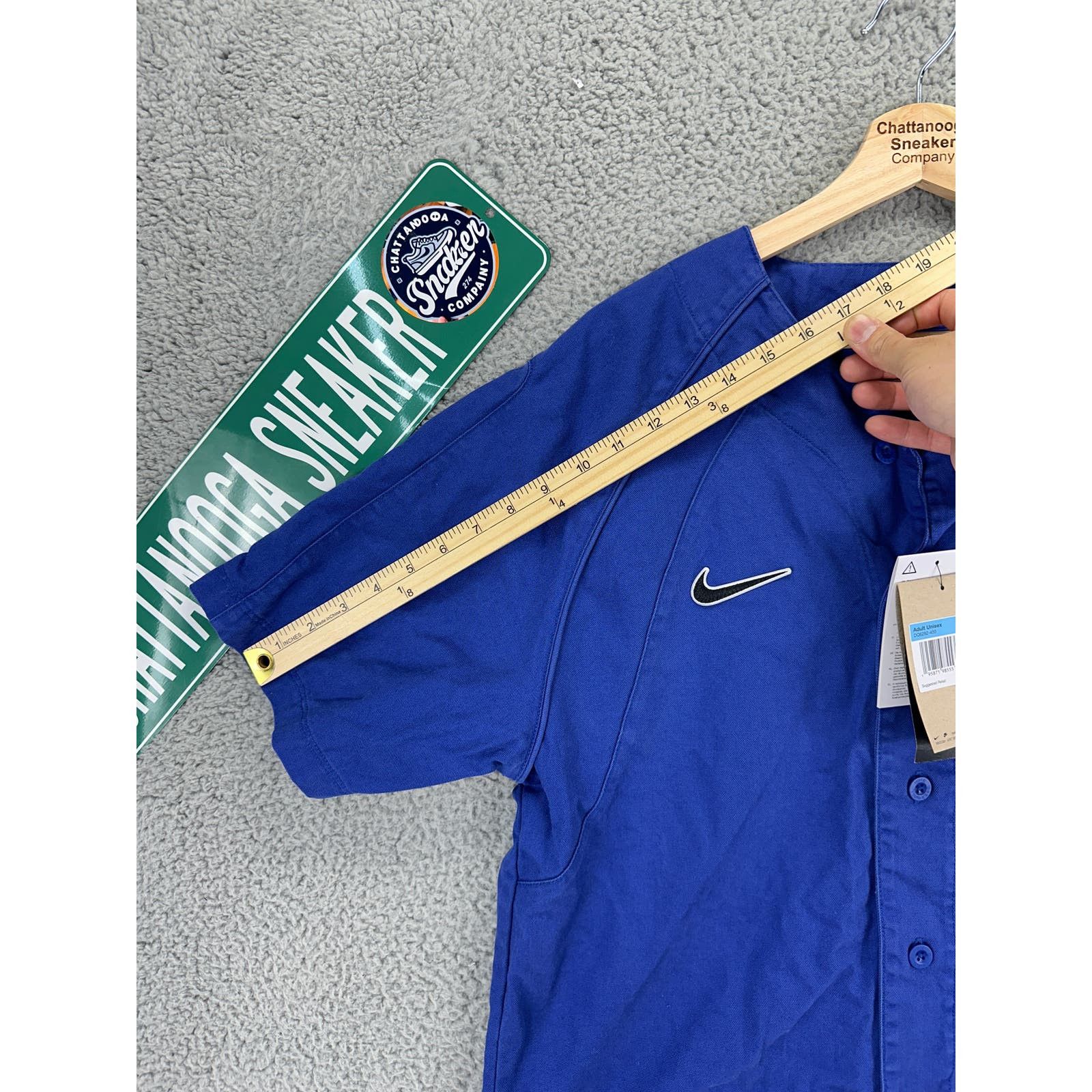 Nike Nike SB Baseball Jersey Button down Shirt Mens Medium Blue M Size US M / EU 48-50 / 2 - 4 Thumbnail
