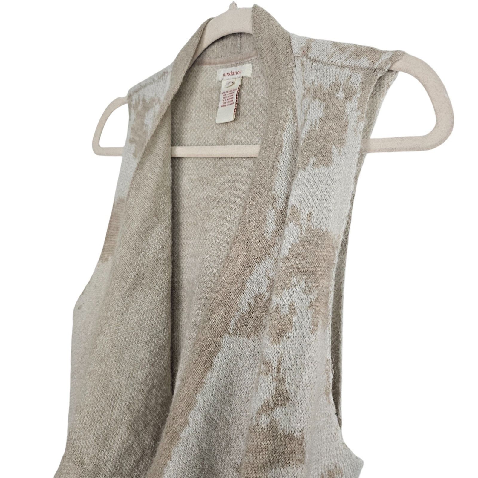 Soft Surroundings Sundance Womens Wool Mohair Cardigan Sweater S Open Boho Size S / US 4 / IT 40 - 5 Thumbnail