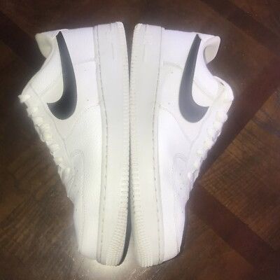 Nike Nike Air Force 1 Low Stars White Black Size US 9.5 / EU 42-43 - 3 Thumbnail