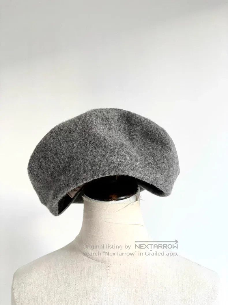 Vivienne Westwood Vivienne Westwood Big Saturn Embroidered Grey Beret Size ONE SIZE - 6 Thumbnail