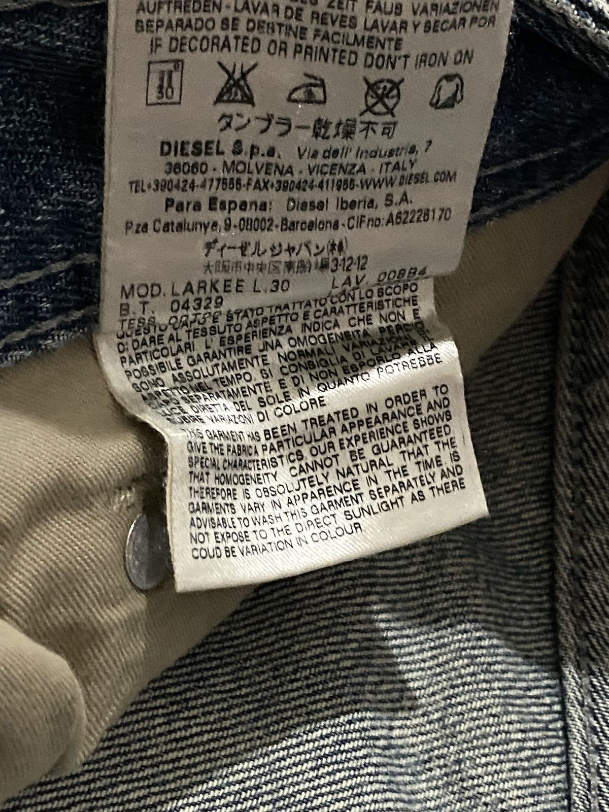 Diesel Men Diesel Industry Larkee Jean Selvedge Distressed Wash e' Size US 30 / EU 46 - 20 Thumbnail