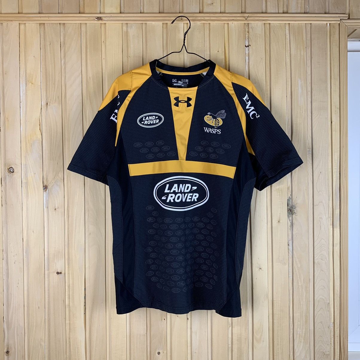 Vintage Rare ! Vintage Wasps Rugby Shirt Jersey Big Logo Land Rover ...