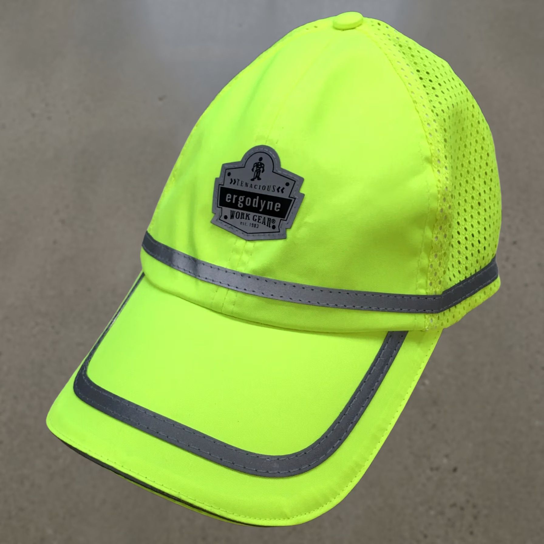 Vintage Ergodyne Baseball Cap Mens Green OS Curved Brim Embroidered Logo NEW Size ONE SIZE - 1 Thumbnail