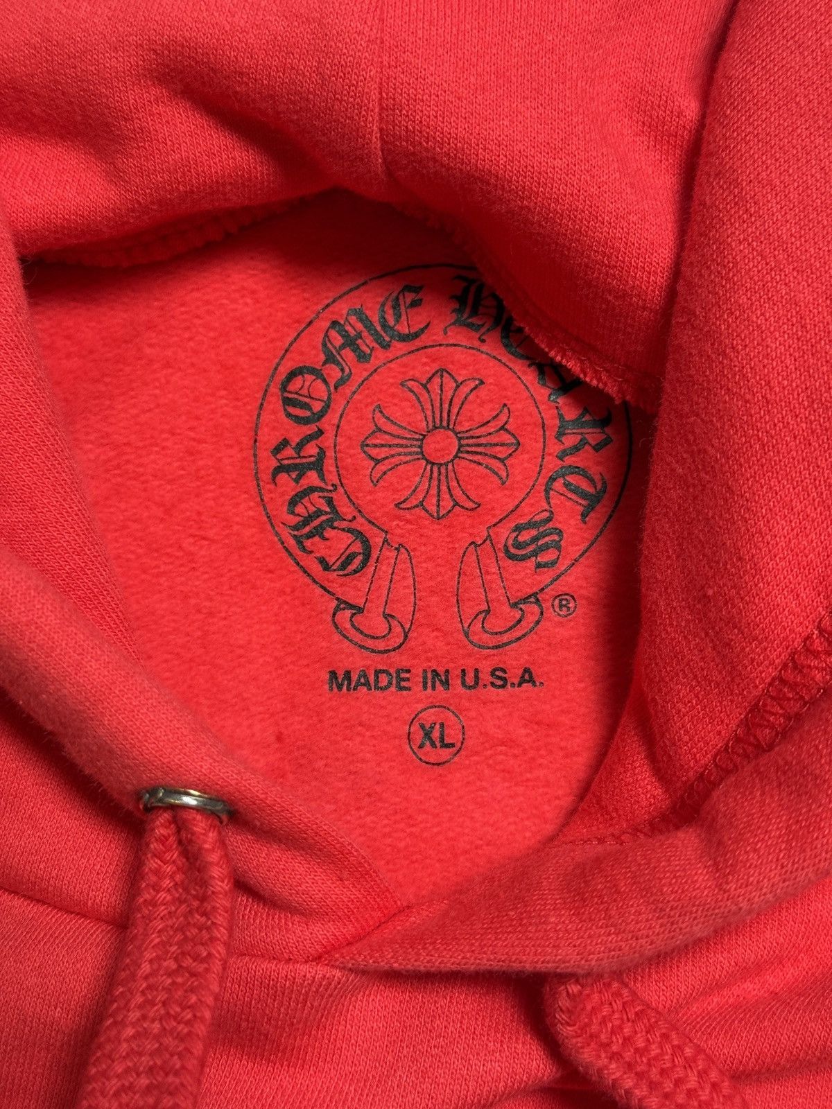 Chrome Hearts Chrome Hearts Red Scroll Logo Pullover Hoodie Size US XL / EU 56 / 4 - 6 Thumbnail