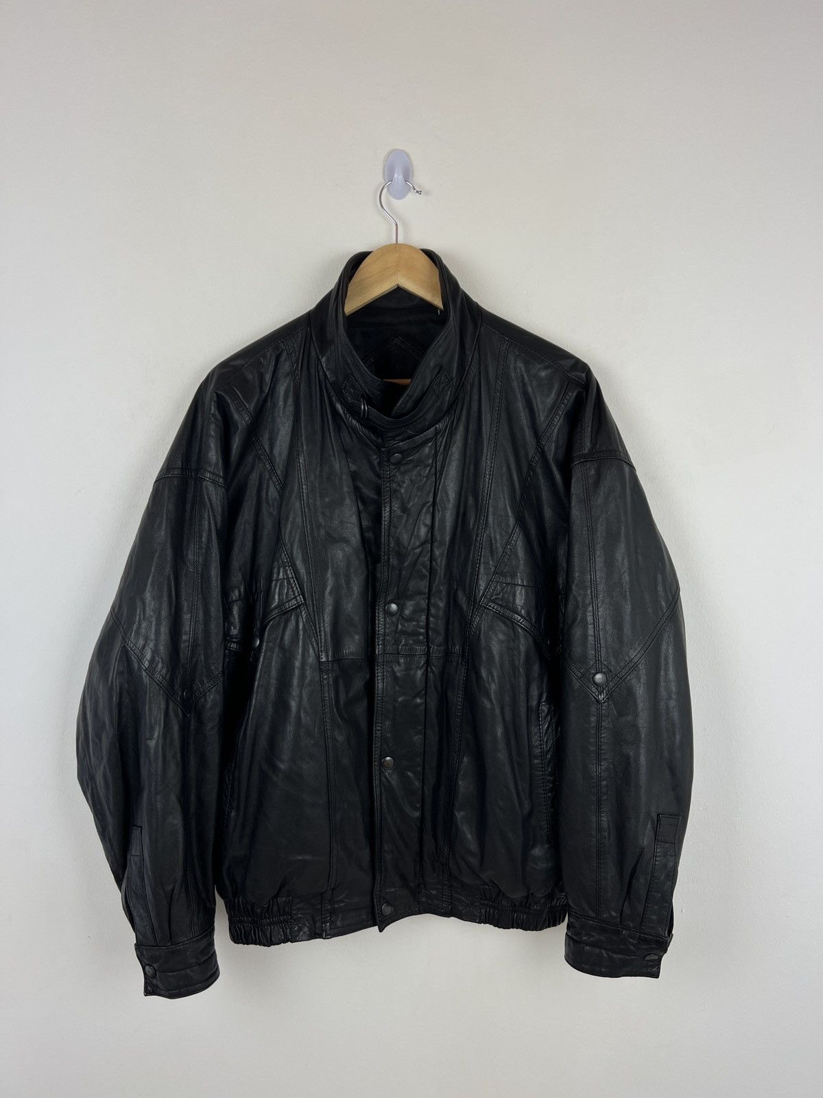 Vintage Vintage Leather Bomber Jacket | Grailed