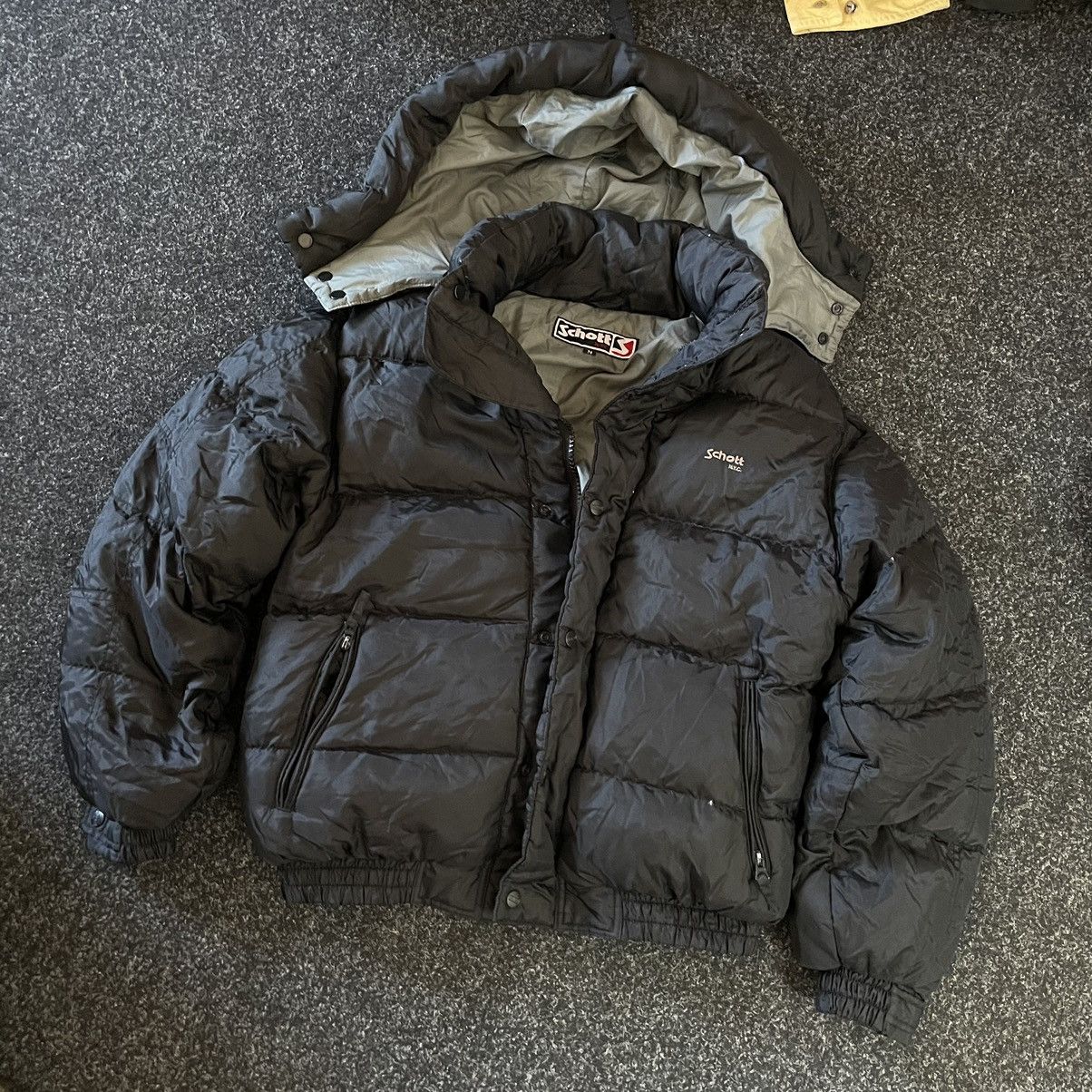 Schott Schott 90s NYC BOMBER USA DOWN JACKET B3 FLY PUFFER MILITARY Size US M / EU 48-50 / 2 - 1 Thumbnail