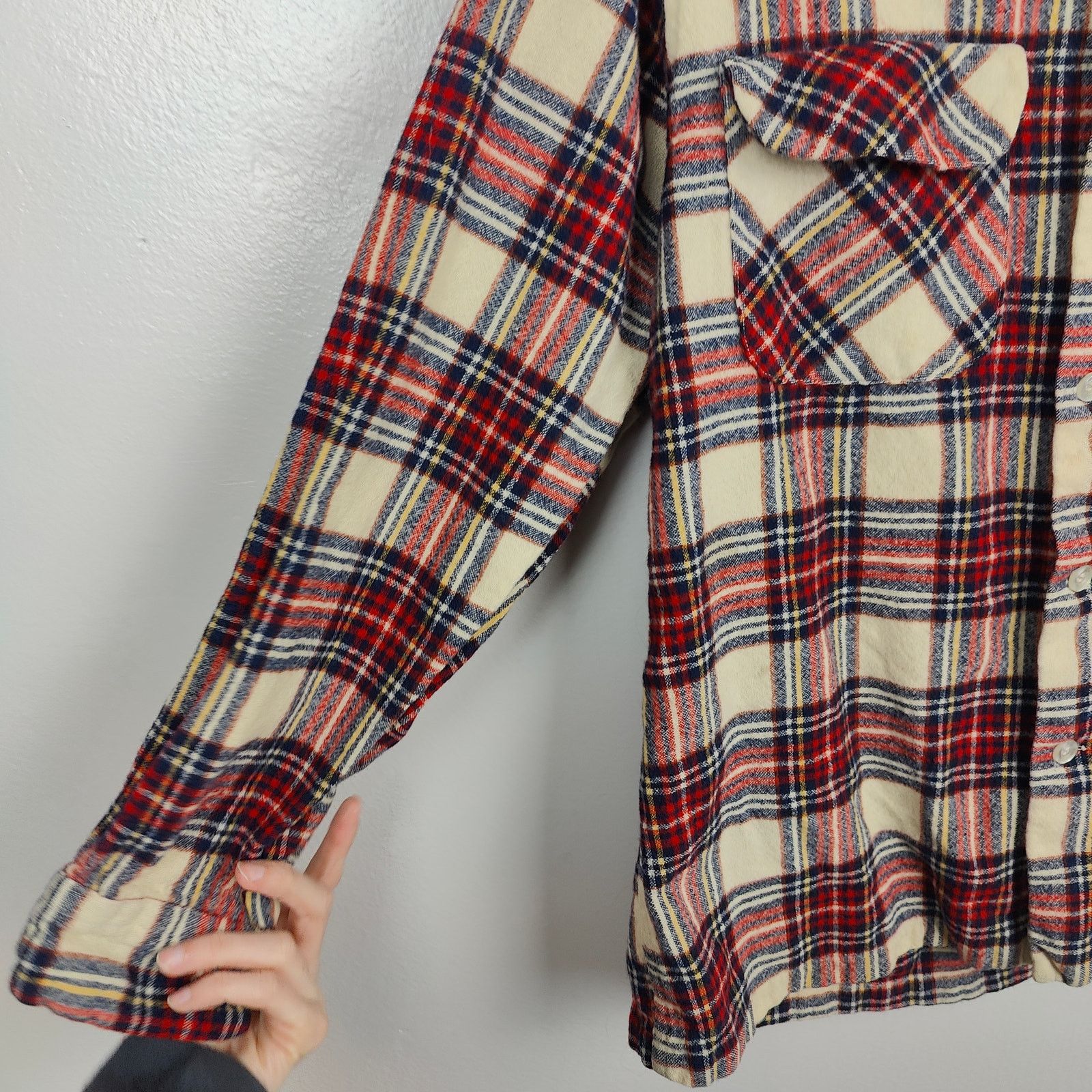 Pendleton Vintage 60s 70s Pendleton Wool Board Shirt Mens Medium Size US M / EU 48-50 / 2 - 6 Thumbnail