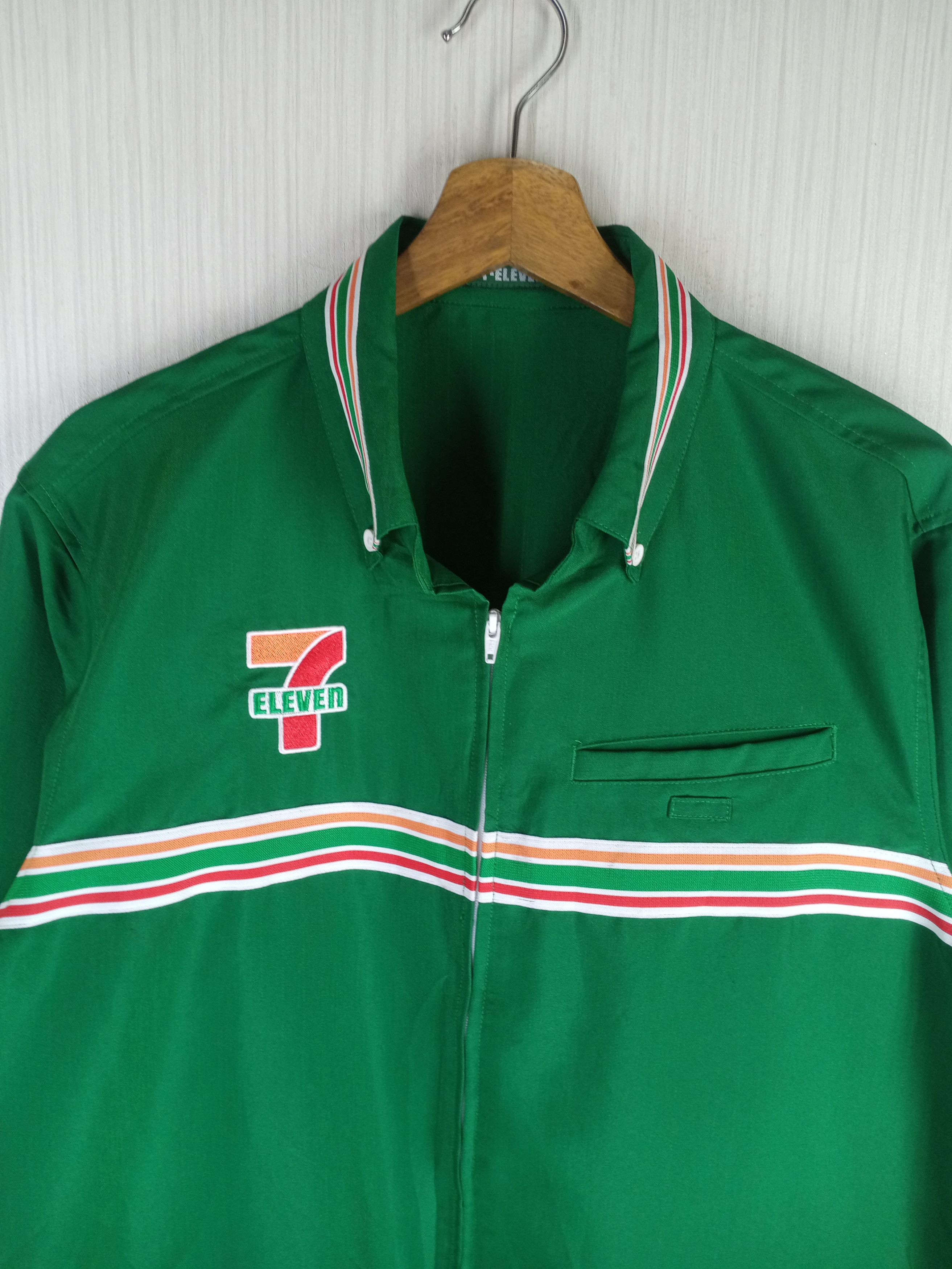 Japanese Brand × Vintage Rare Vintage 7 Eleven Uniform Jacket Size US L / EU 52-54 / 3 - 4 Thumbnail