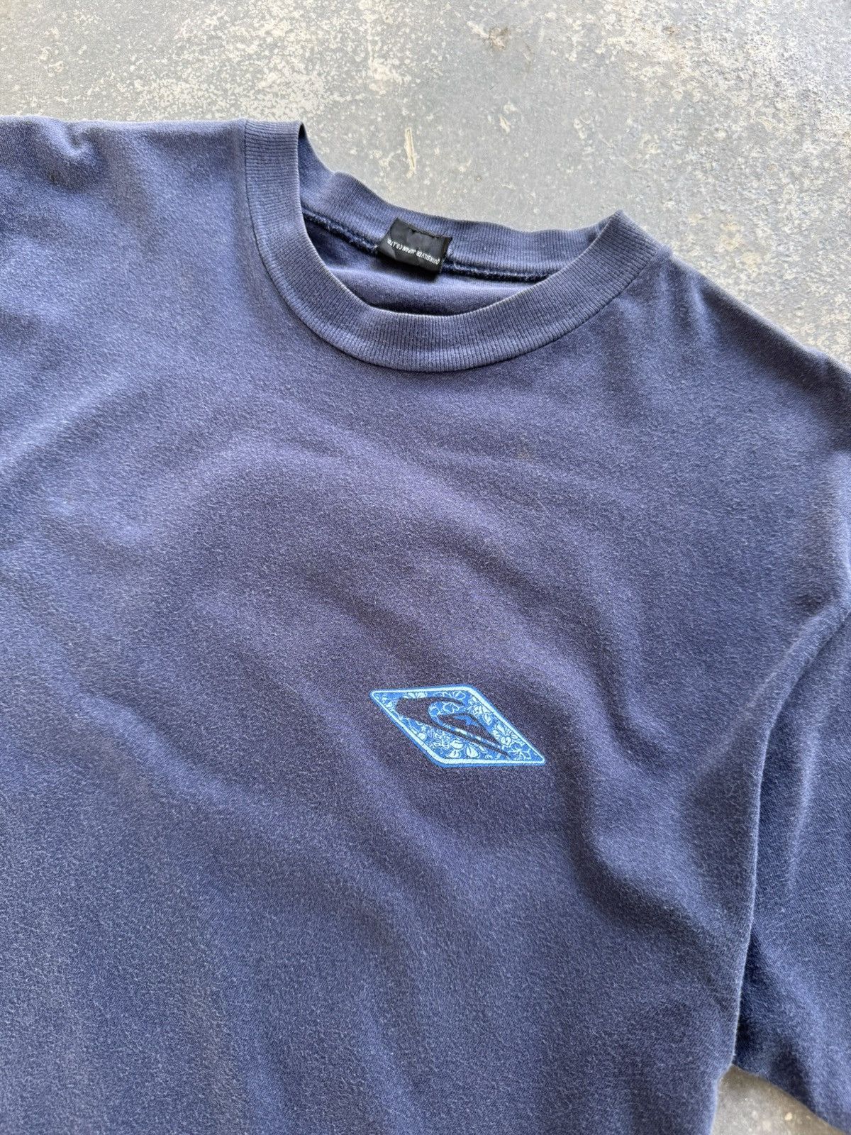 Vintage Vintage 90’s Quiksilver Tee Size US M / EU 48-50 / 2 - 2 Thumbnail