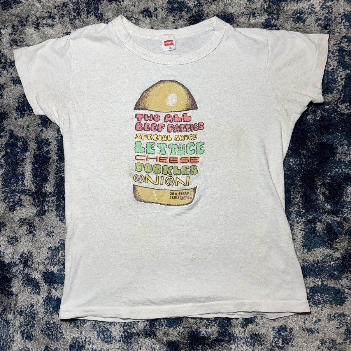 Vintage Vintage Mcdonald’s 60s True Vintage Shirt Burger Art Promo Size US S / EU 44-46 / 1 - 1 Thumbnail