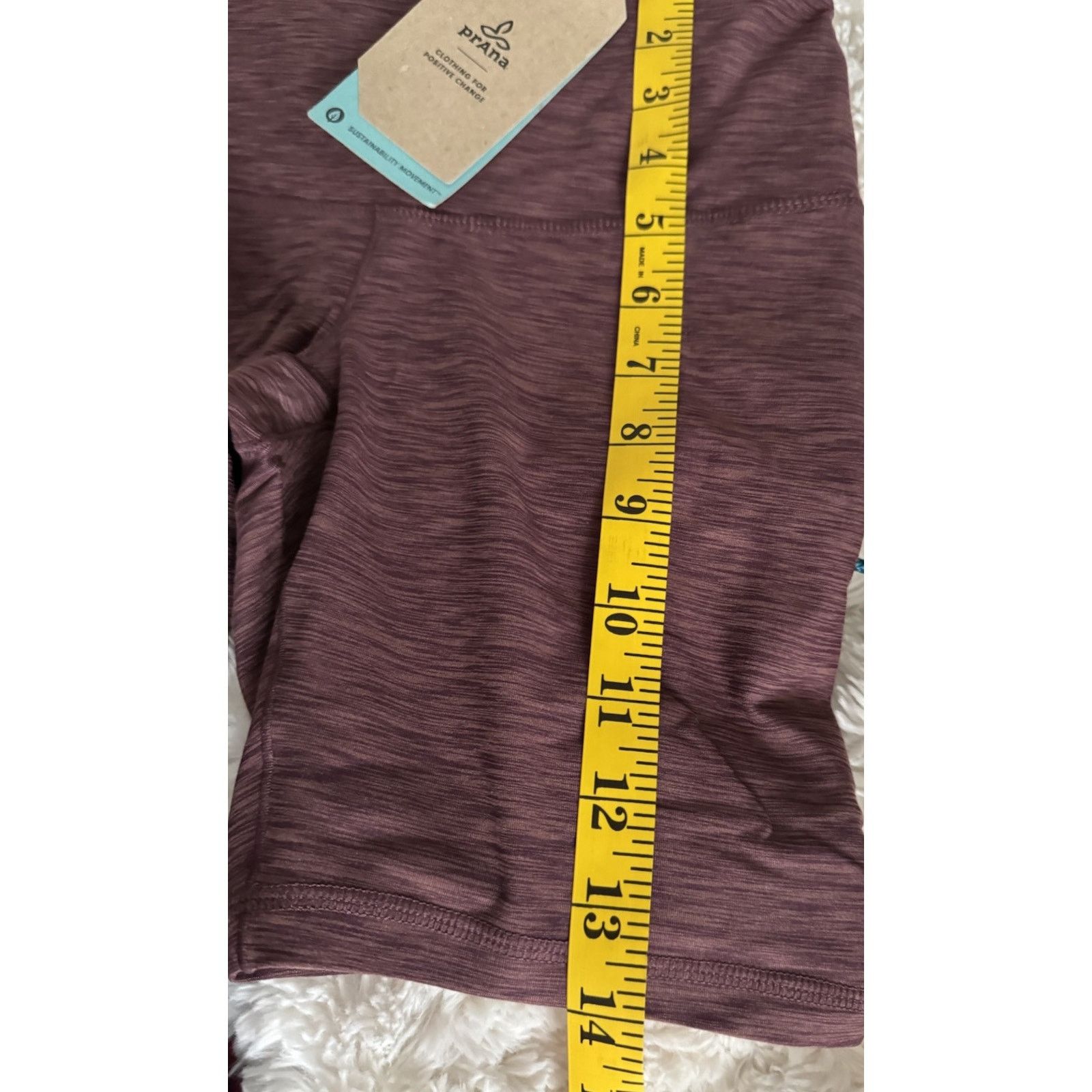 Prana prAna Kimble Shorts Bike Yoga Flannel Heather Women’s XS NEW Size 22" - 7 Thumbnail