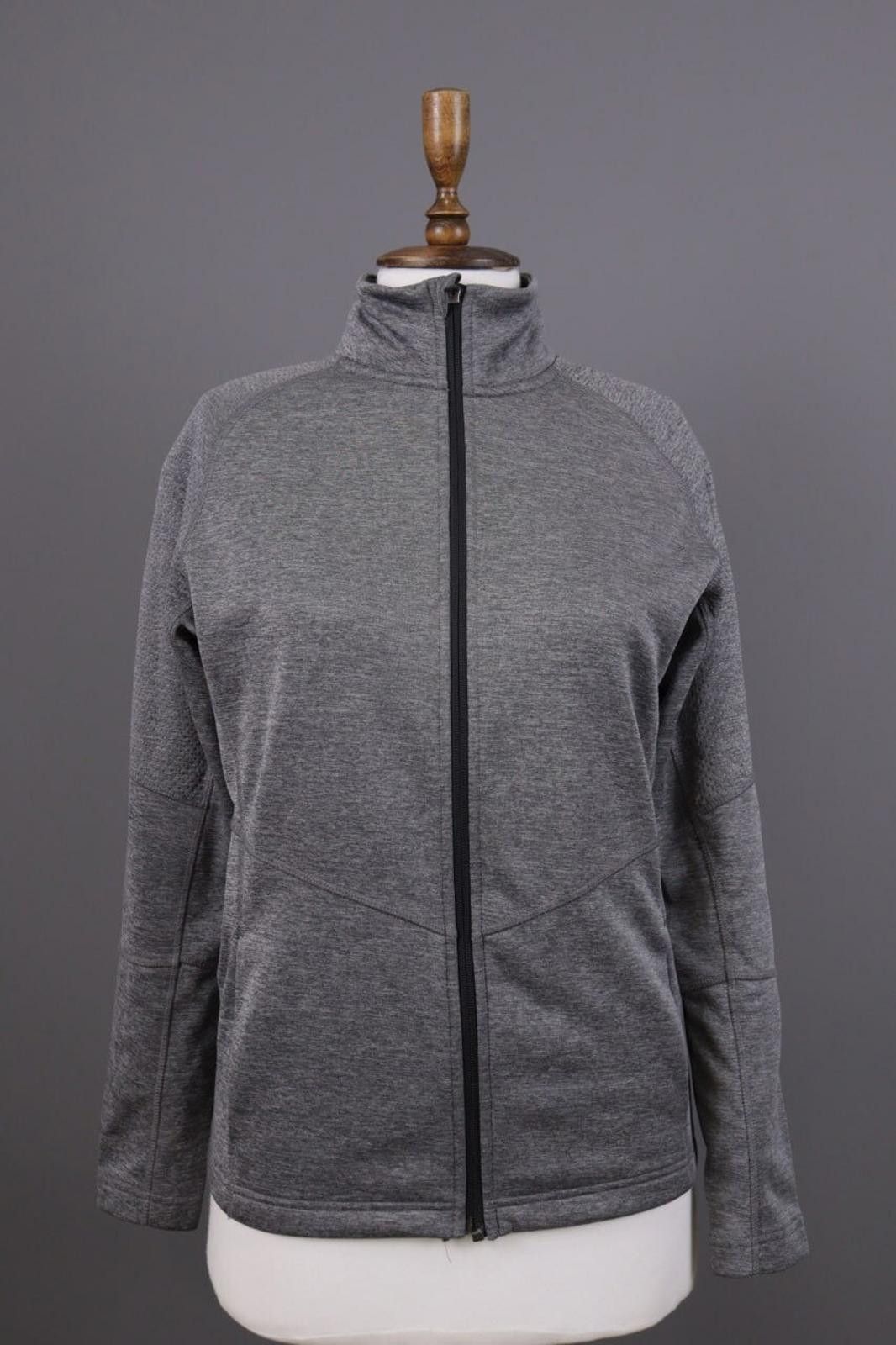 Rossignol Rossignol Gray Full Zip Mock Neck Fleece Jacket Size S Size S / US 4 / IT 40 - 1 Thumbnail