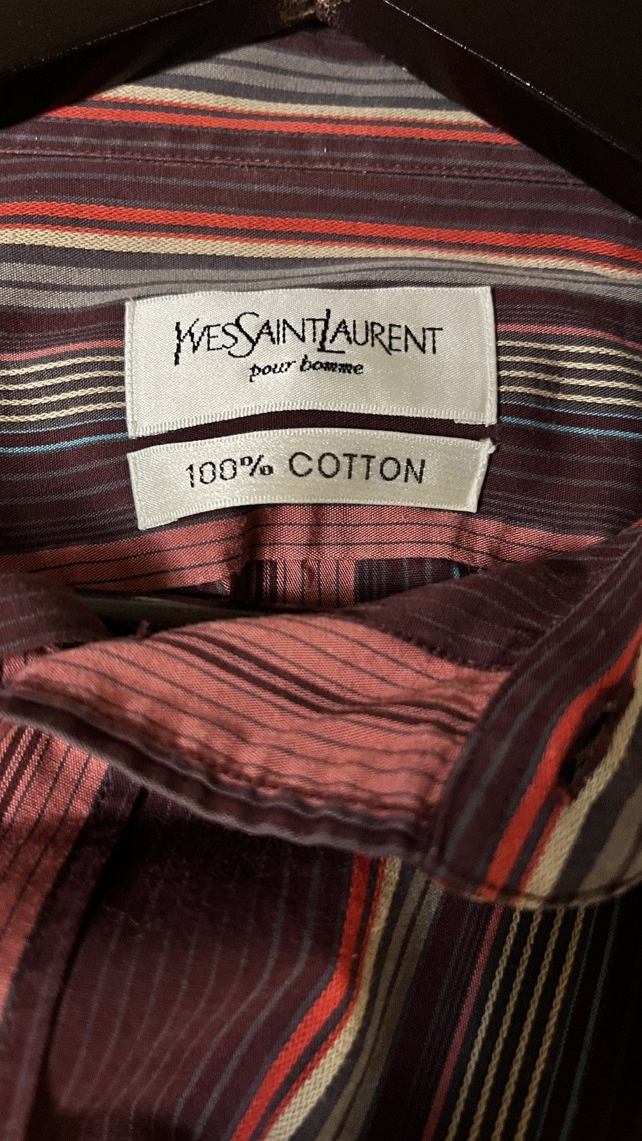 Vintage × Yves Saint Laurent YSL Yves Saint Laurent luxury button up Size US XL / EU 56 / 4 - 7 Thumbnail