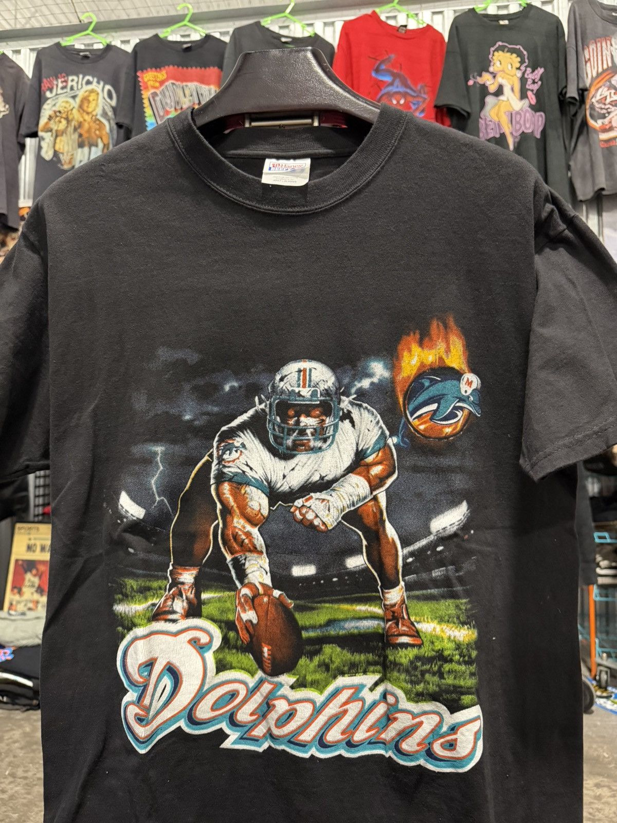 NFL Late 90s Vintage Miami Dolphins Shirt Large Size US L / EU 52-54 / 3 - 2 Thumbnail
