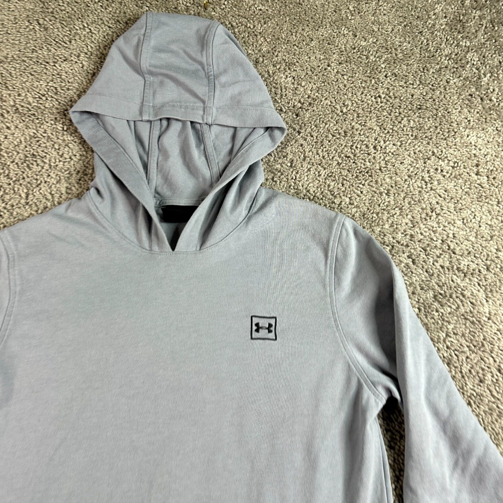 Under Armour Under Armour Rival Hoodie Mens Small Gray Black UA Logo Pullover Size US S / EU 44-46 / 1 - 3 Thumbnail