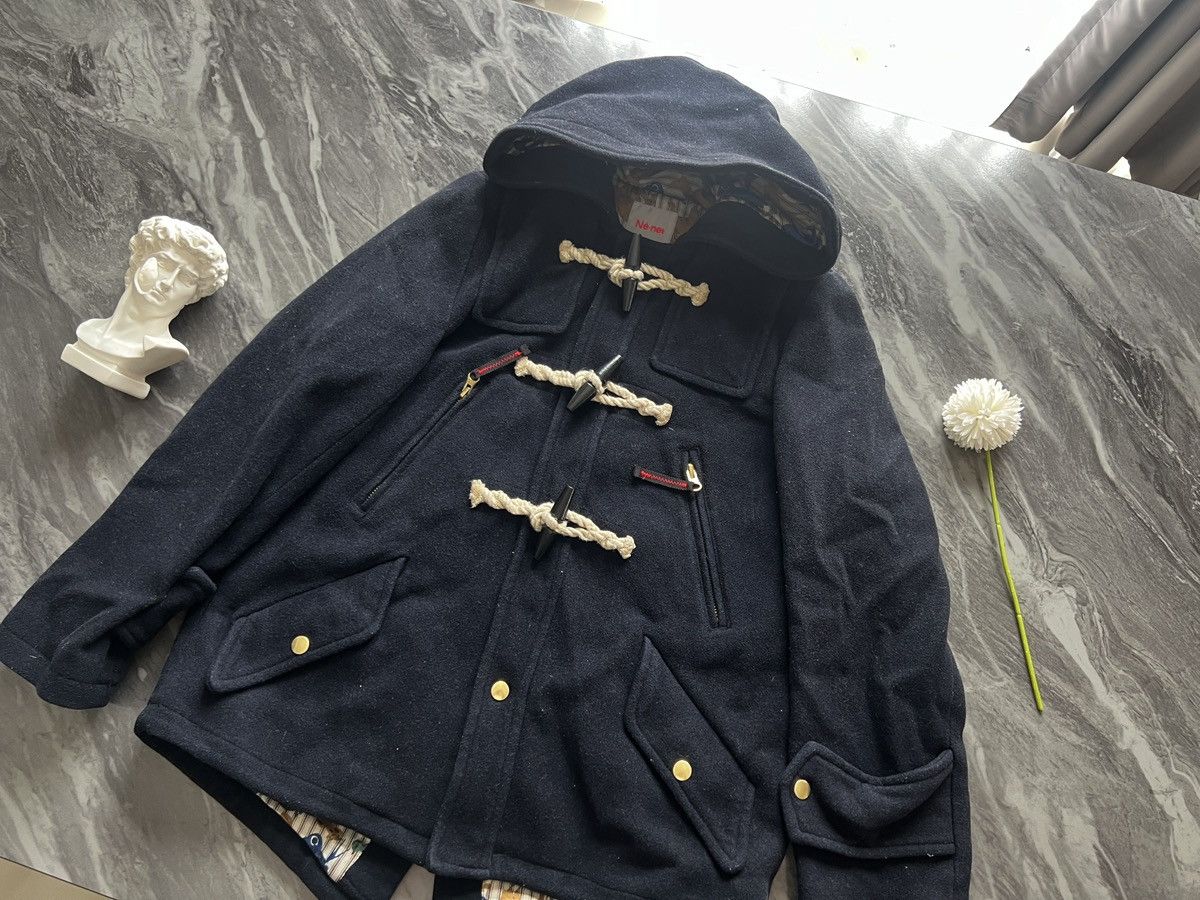 Ne-Net Ne-net : Duffle Wool Hoodie Jacket Size US M / EU 48-50 / 2 - 1 Thumbnail