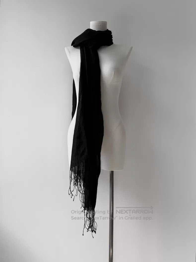 Yohji Yamamoto Yohji Yamamoto 08 SS Silence Gauze Scarf Size ONE SIZE - 2 Thumbnail