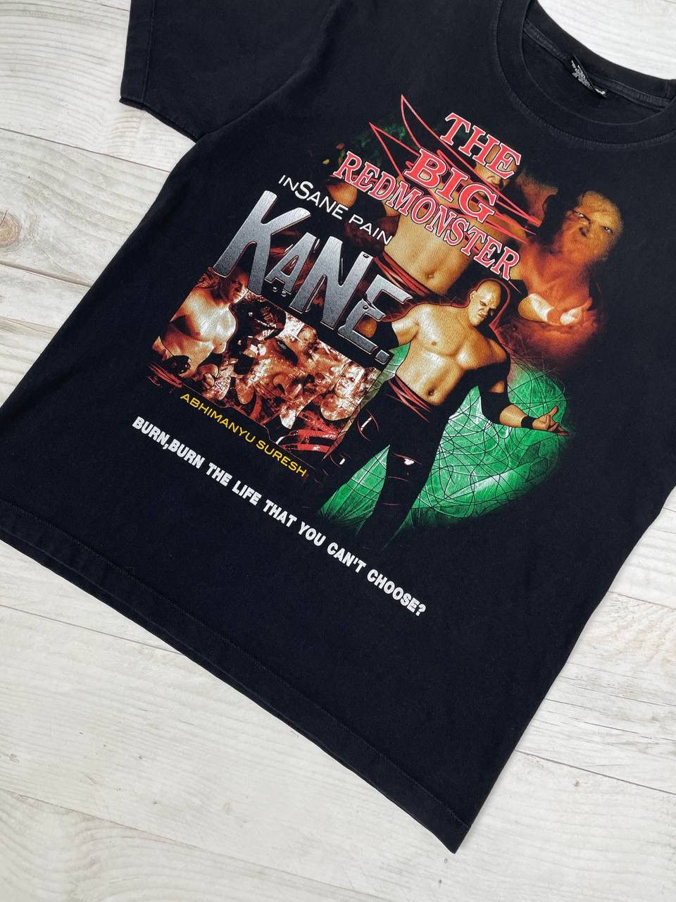 Vintage Vintage Kane The Big Redmonster T-Shirt Wrestling 2000s WWE Size US M / EU 48-50 / 2 - 6 Thumbnail