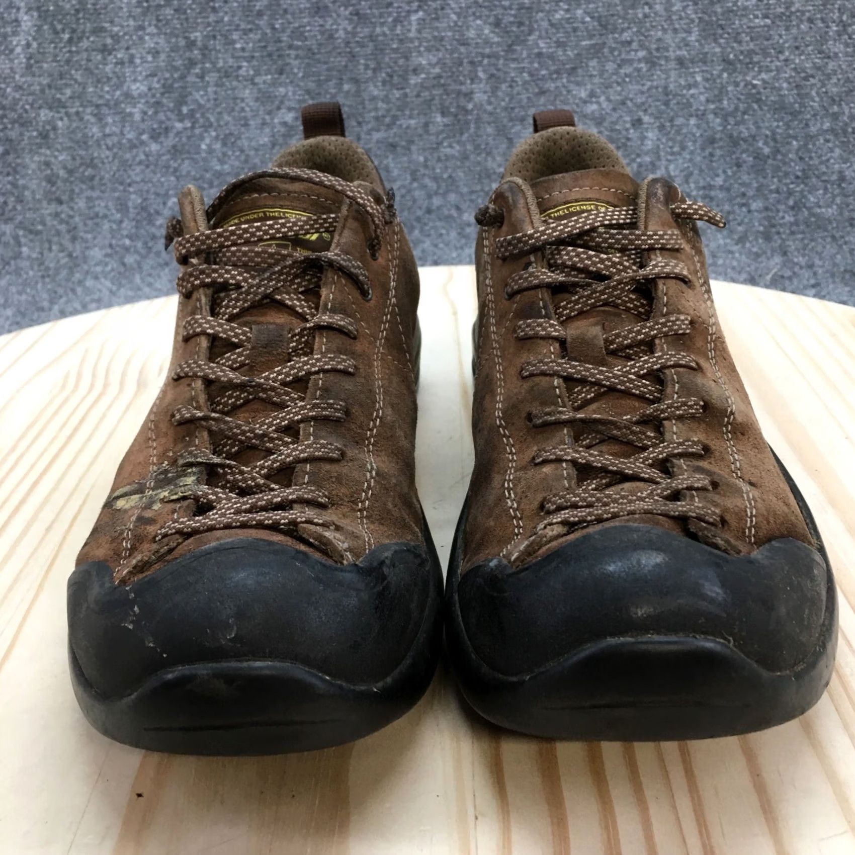Vintage Hanagal Evoque Hiking Sneakers Mens 8.5 Brown Suede Lace Up Low Top Casual Shoes Size US M / EU 48-50 / 2 - 7 Thumbnail
