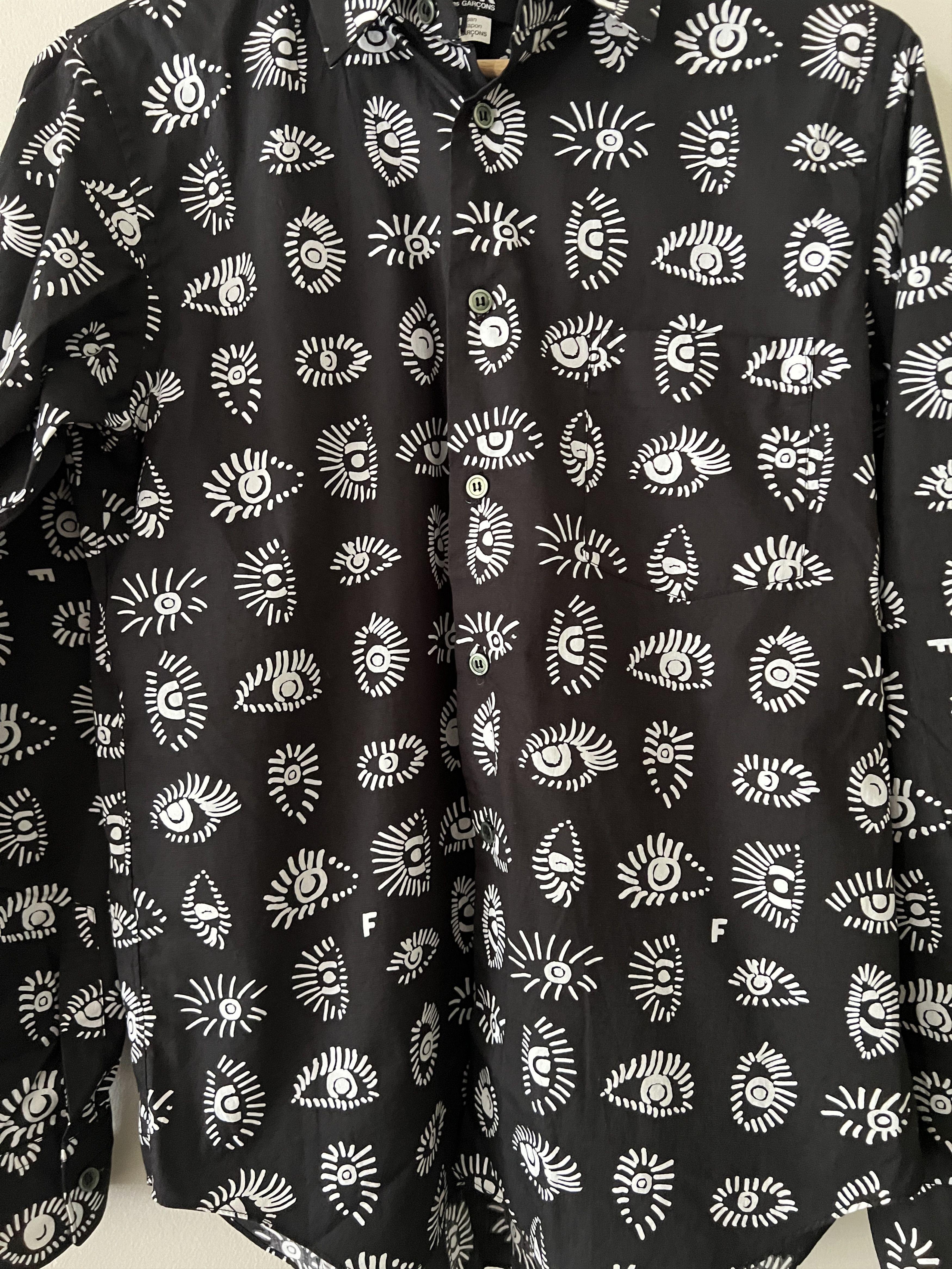 Comme des Garcons Black Comme Des Garcons, Black printed shirt Size US M / EU 48-50 / 2 - 6 Thumbnail