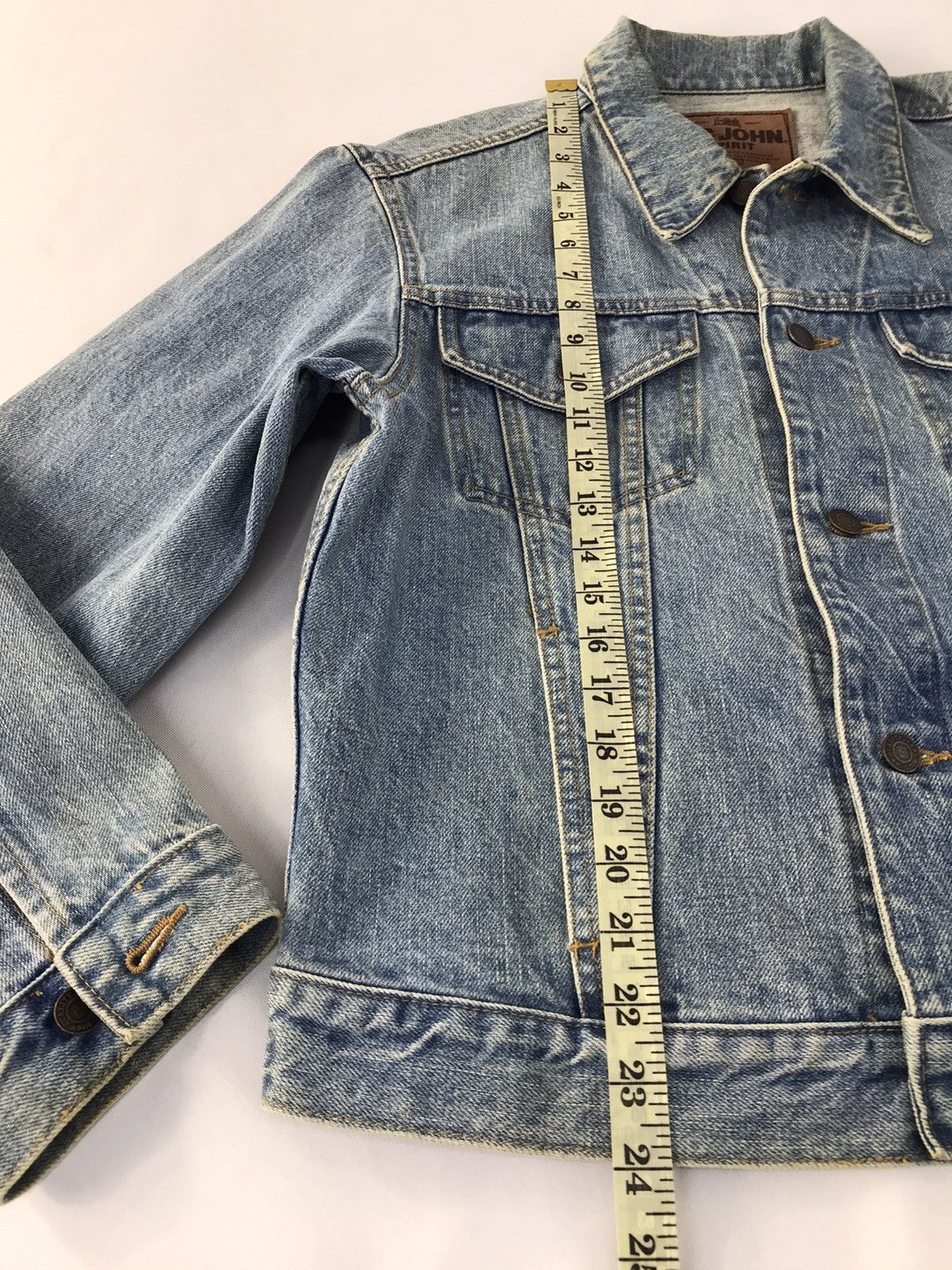 Big John × Vintage Vintage Big John Spirit Faded Colour Button Up Denim Jeans Size US M / EU 48-50 / 2 - 16 Thumbnail