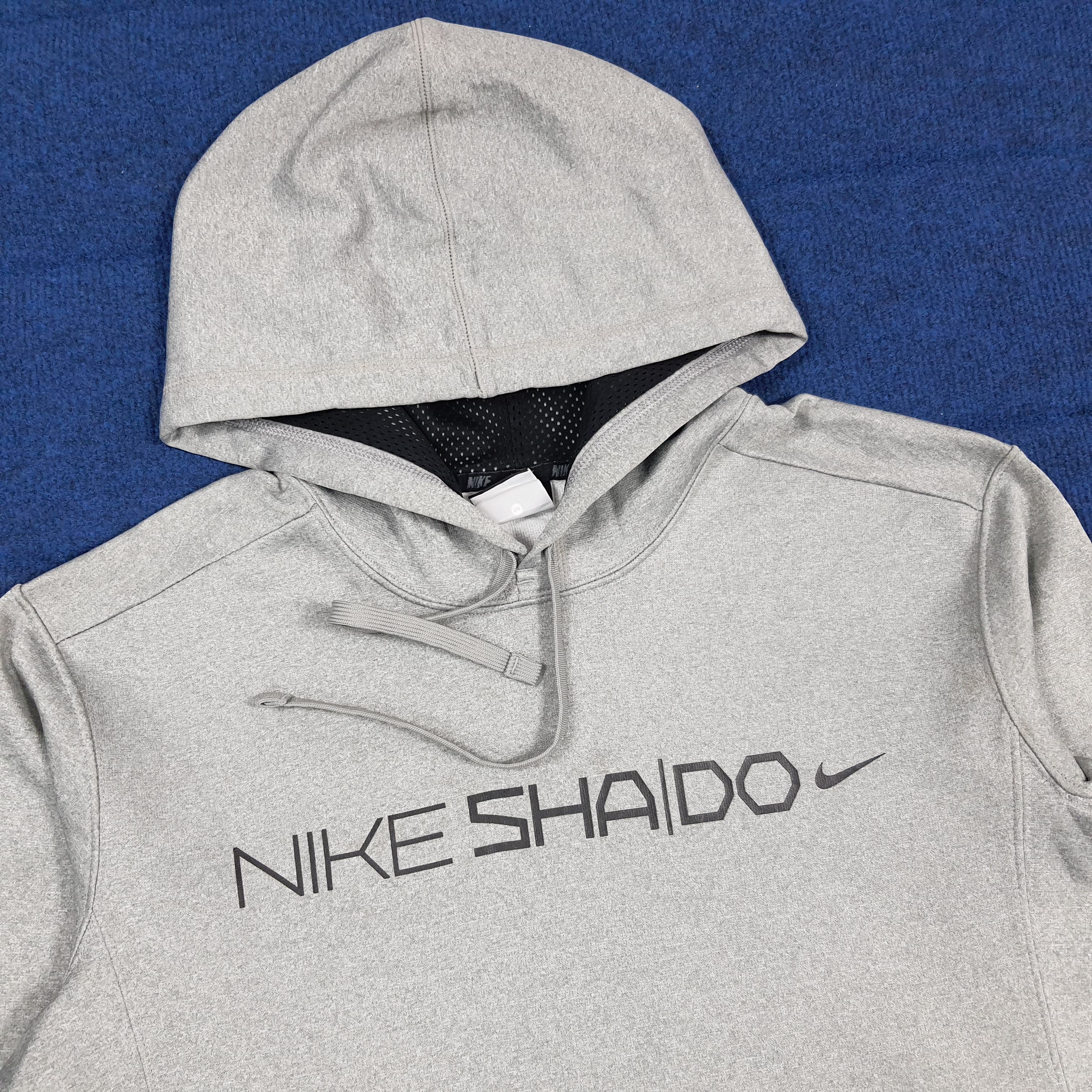 Nike Vintage Nike SHADO Baseball Gray Hoodie C296N2 Size US M / EU 48-50 / 2 - 2 Thumbnail