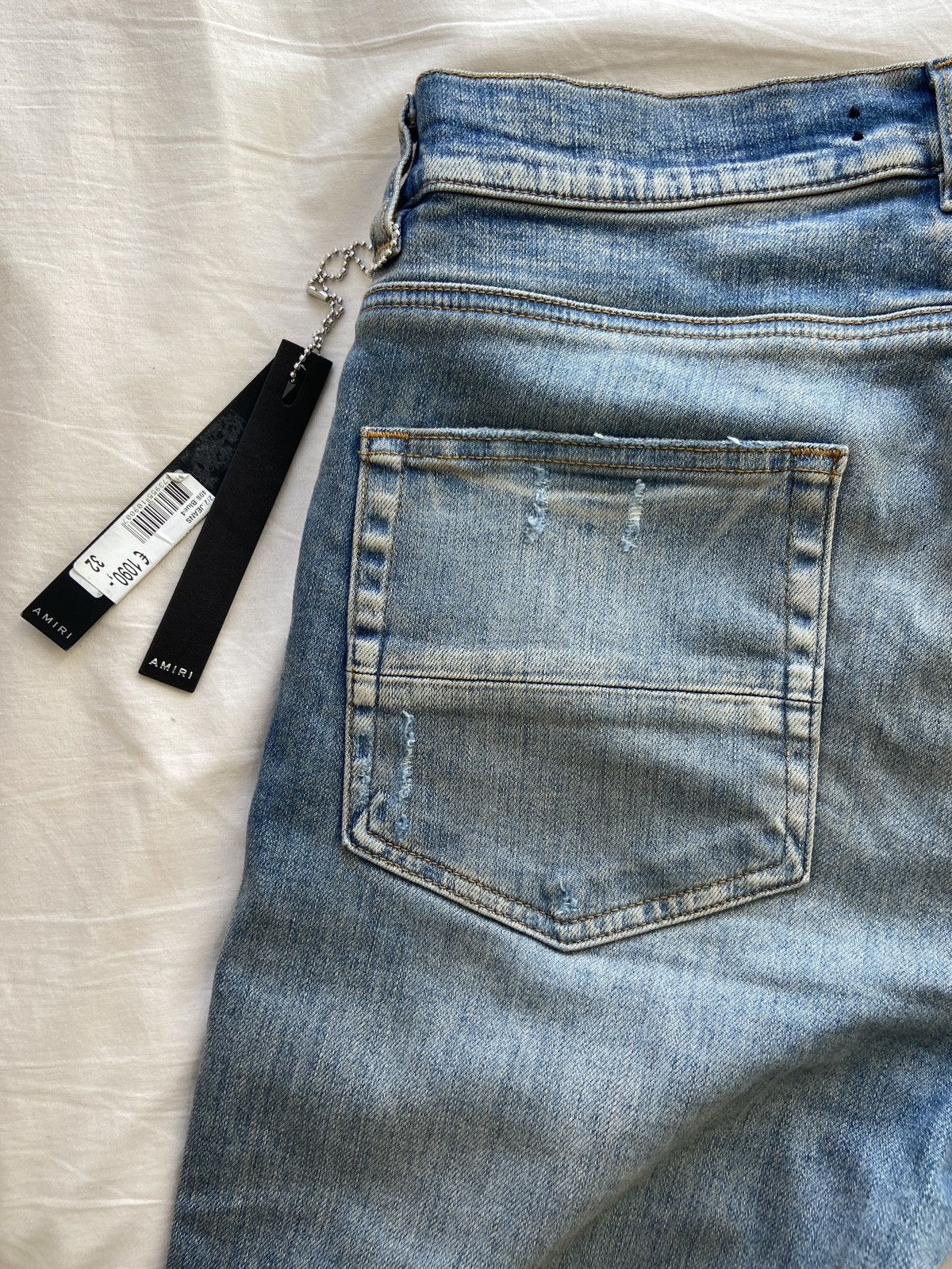 Amiri AMIRI Black Patch- 222 PXMD001: MX1 Size US 32 / EU 48 - 10 Thumbnail