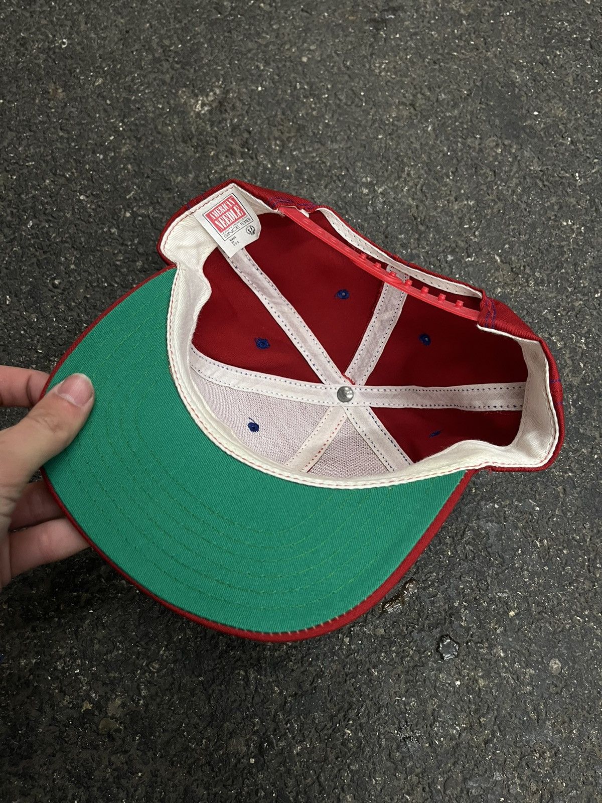 Vintage Vintage Budweiser beer SnapBack hat 90s streetwear hype Size ONE SIZE - 5 Thumbnail