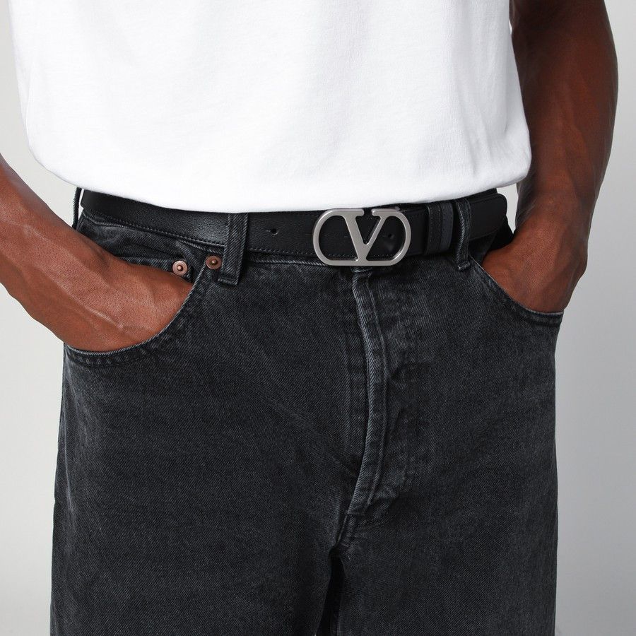 Valentino o1d2blof1025 Size: 90 / Reversible V Logo Signature Belt Size 36 - 2 Thumbnail