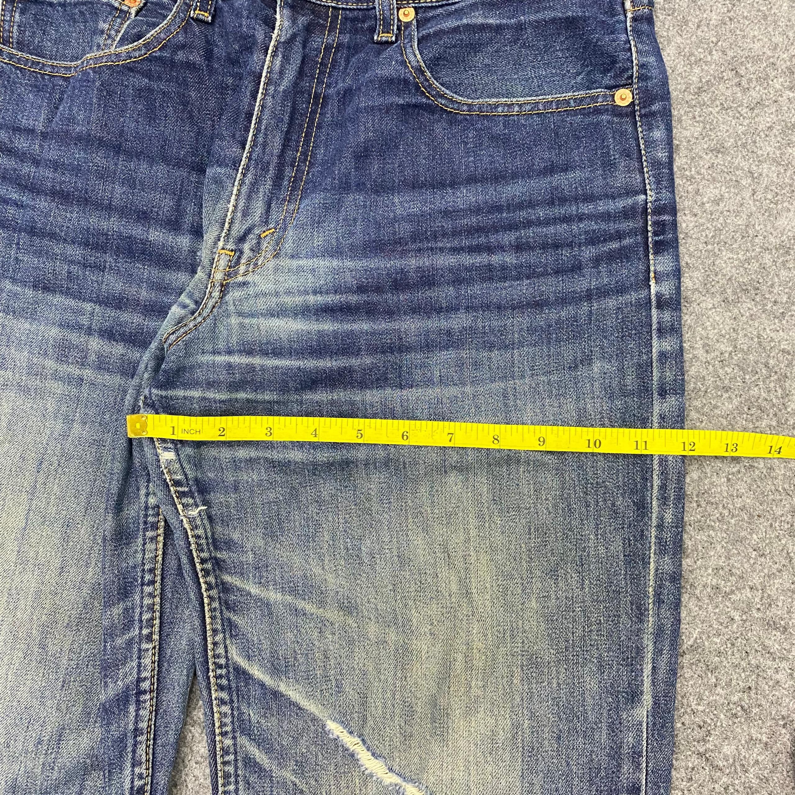 Levi's Vintage Levis 508 Distressed denim Kurt Cobain Style Size US 32 / EU 48 - 5 Thumbnail