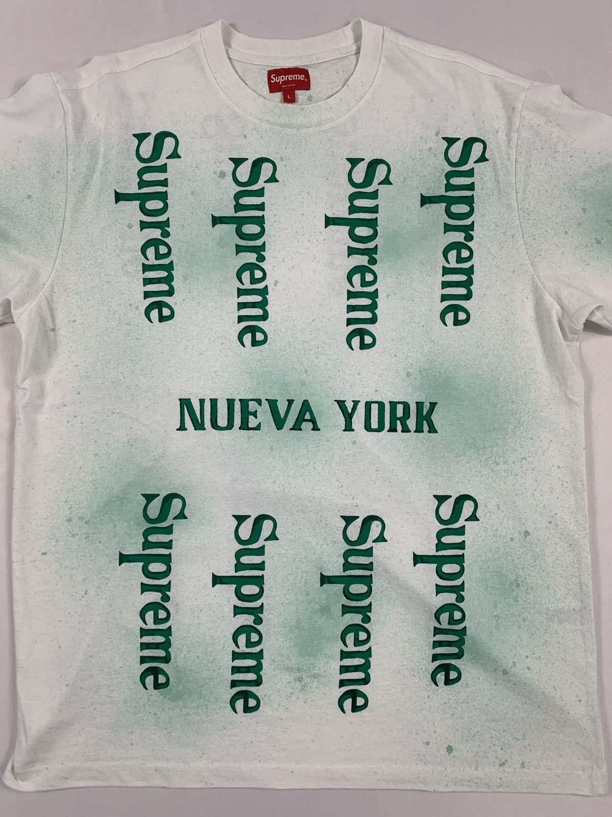 Supreme Supreme Nuevo York Tee Size US L / EU 52-54 / 3 - 1 Thumbnail