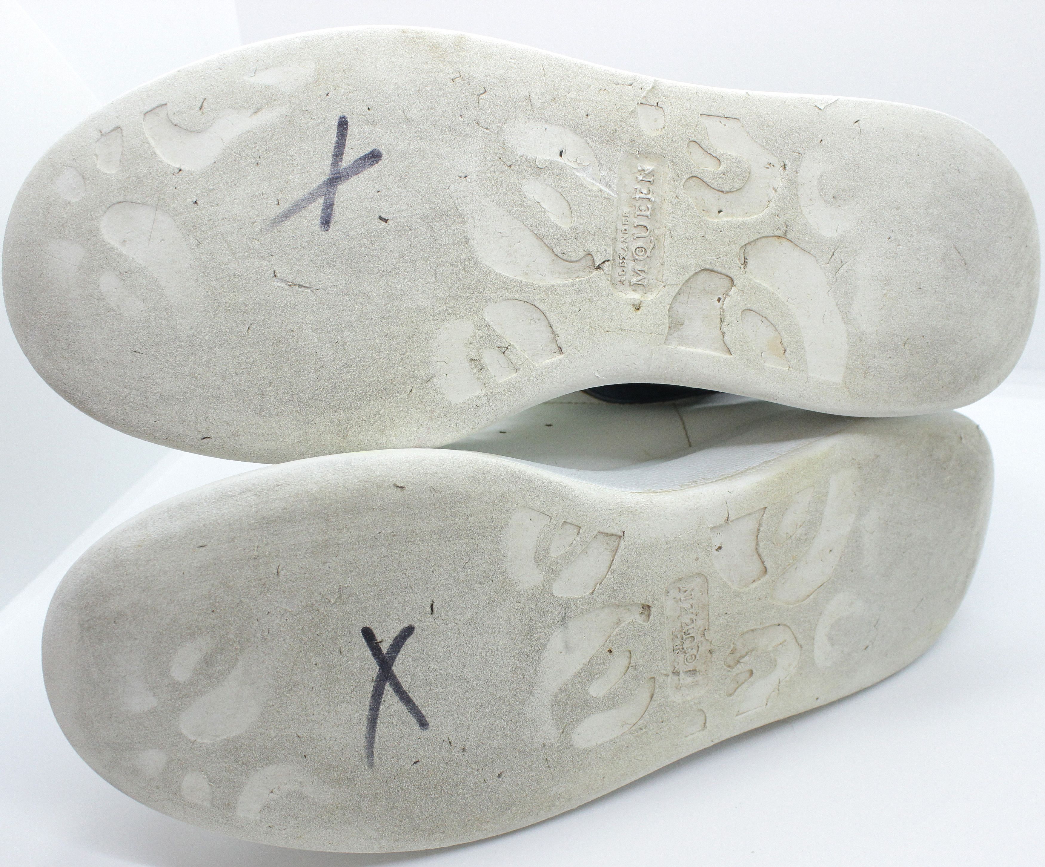 Alexander McQueen Oversized Leather Sneakers Low Size US 8.5 / IT 38.5 - 6 Thumbnail
