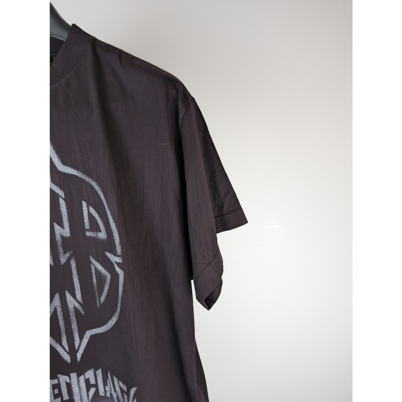 Balenciaga o1rshd1 Metal BB Stencil Vintage Oversized Jersey T-Shirt Size US M / EU 48-50 / 2 - 5 Thumbnail