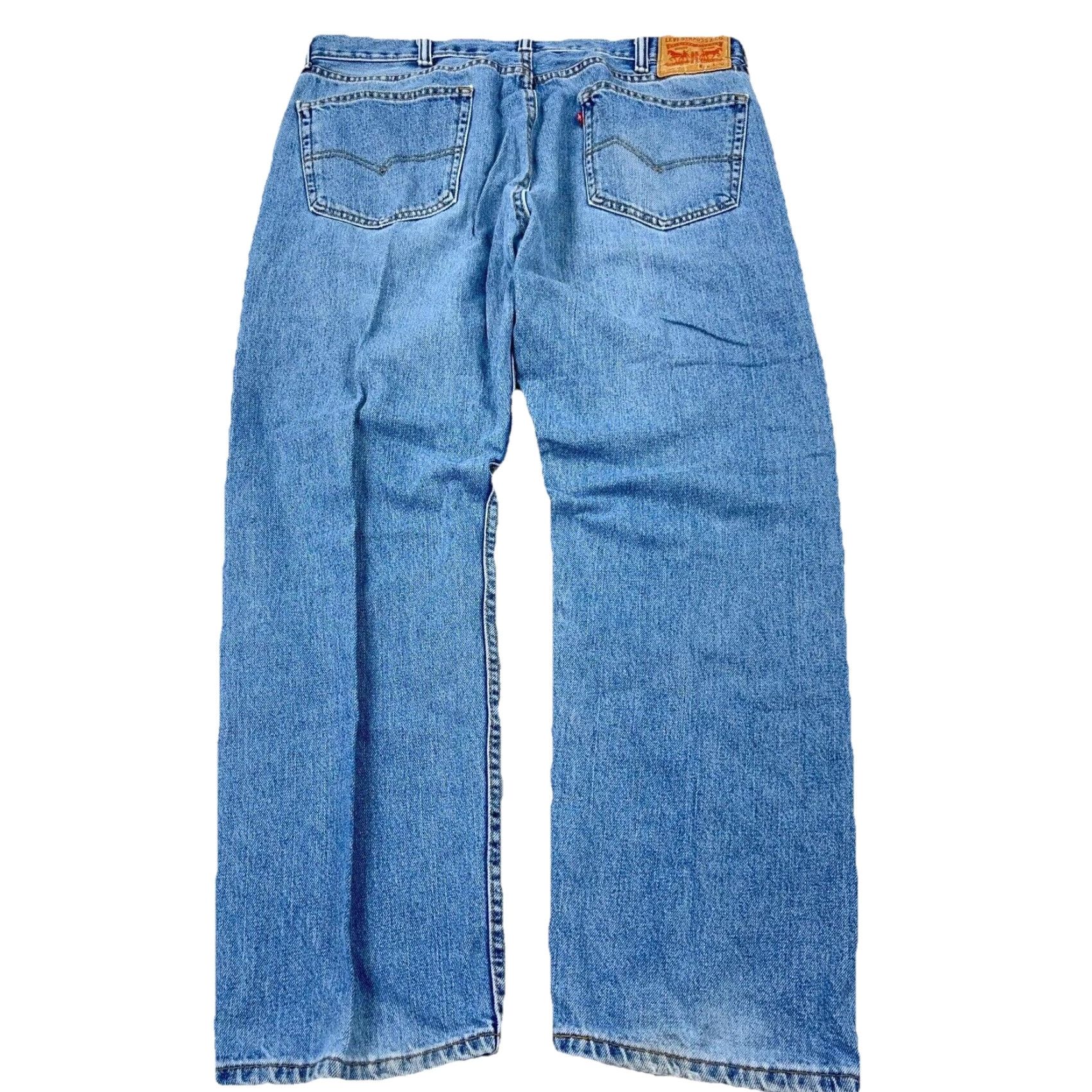 Levi's VINTAGE Levi's 505 Jeans Men 38x30 Regular Fit Straight Blue Denim 5-Pocket Pockets Belt Loops Zipper Zip Mid Rise 00s Y2K Mens Regular Jeans Size US 38 / EU 54 - 2 Thumbnail