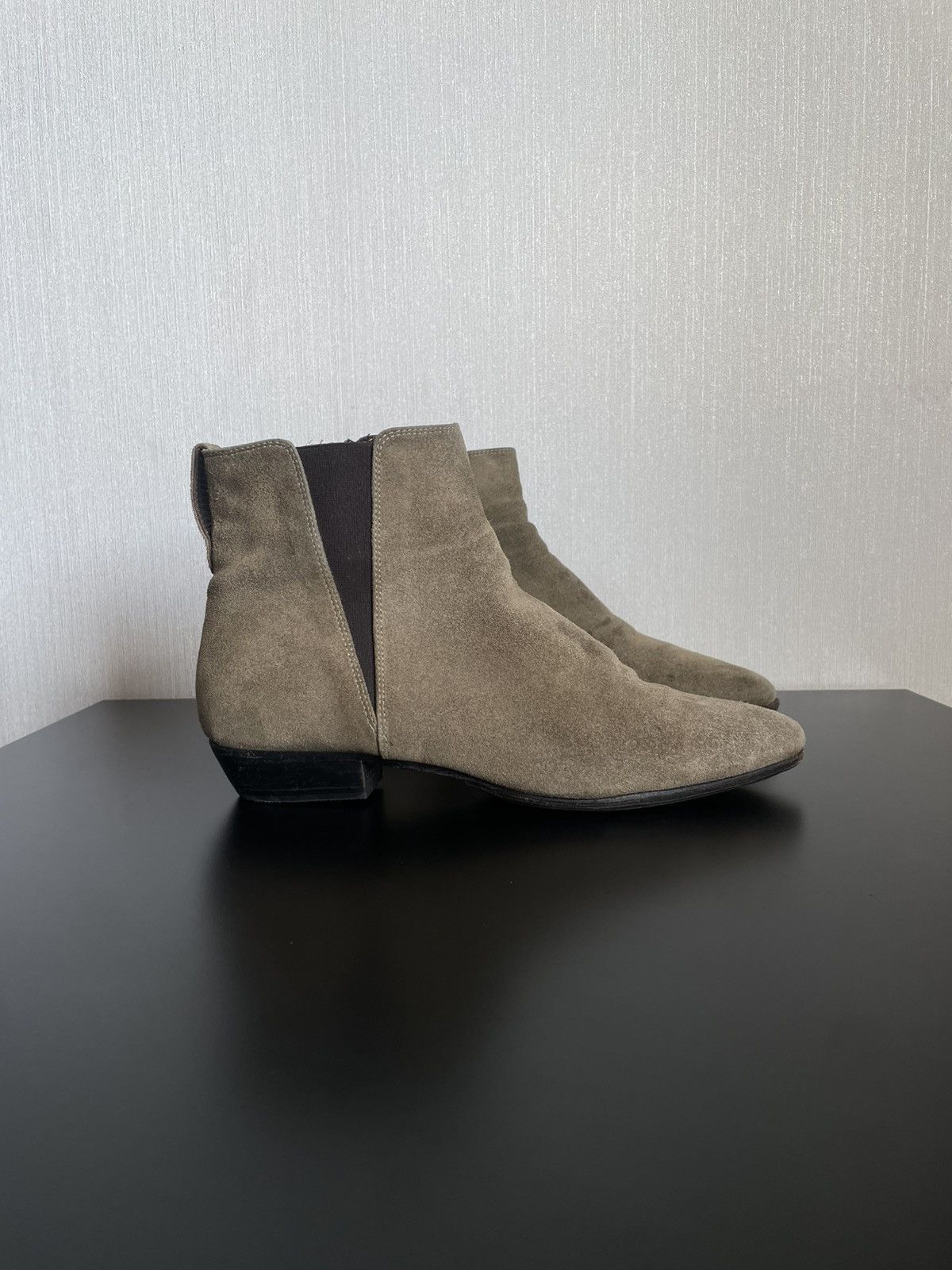 Designer × Isabel Marant × Isabel Marant Etoile Isabel Marant Etoile Lennon Chelsea Zip Boots Suede Sneakers Size US 9 / IT 39 - 2 Thumbnail