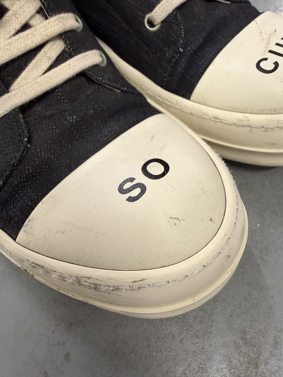 Rick Owens Drkshdw Rick Owens Drkshdw “So Cunt” Low Ramones Size US 10 / EU 43 - 5 Thumbnail