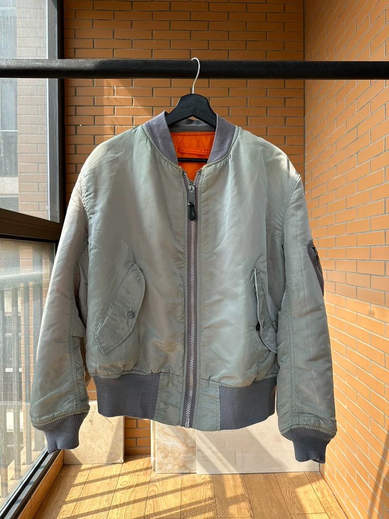 Vintage MA-1 Jacket Bomber 2505-Nextarrow Size US XL / EU 56 / 4 - 1 Thumbnail
