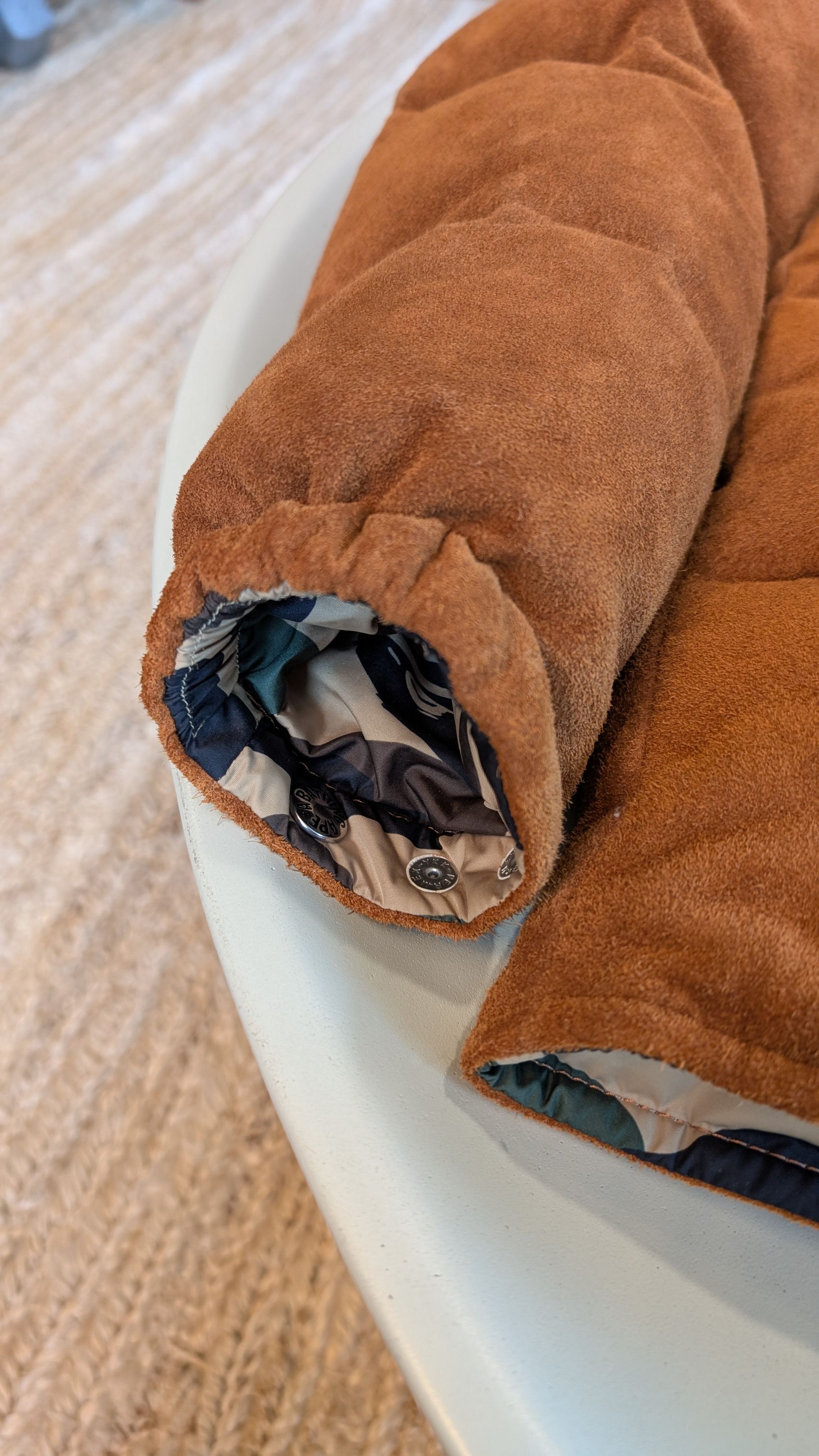 Bape RARE Bape Suede Down Jacket [FINAL DROP] Size US M / EU 48-50 / 2 - 8 Thumbnail