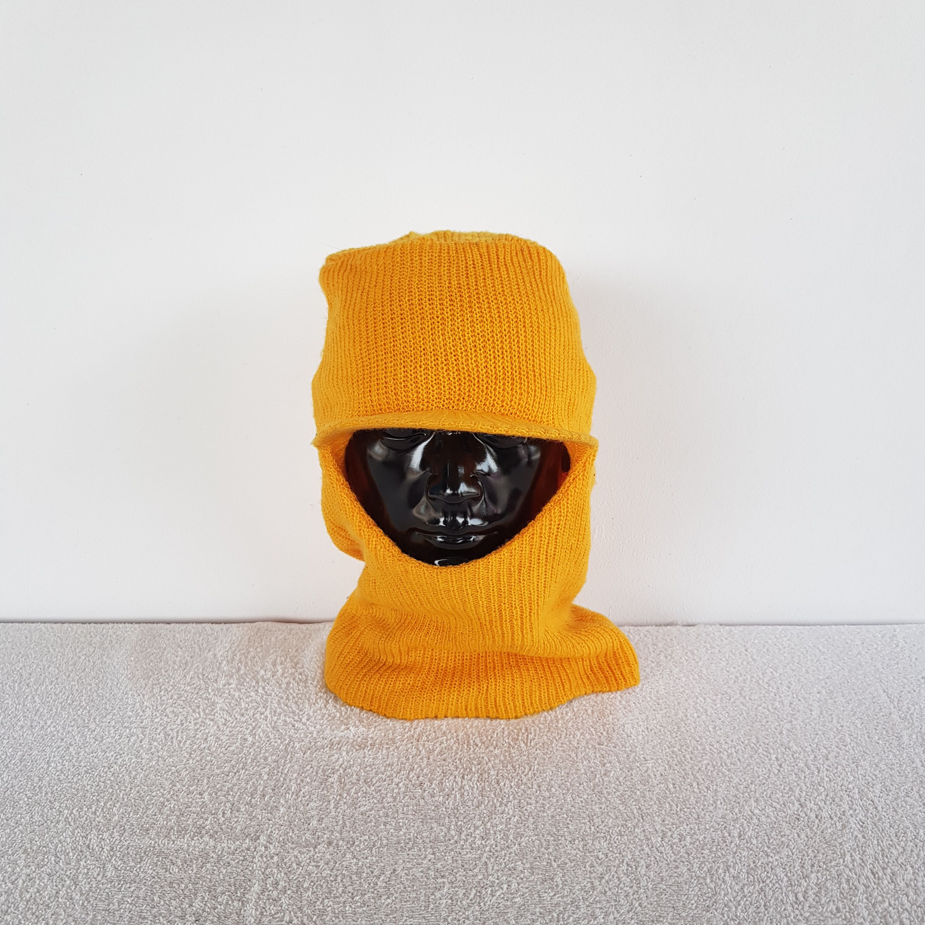 Japanese Brand Vintage Japanese Earflap Hats Knitted Crochet Beanie Size ONE SIZE - 3 Thumbnail