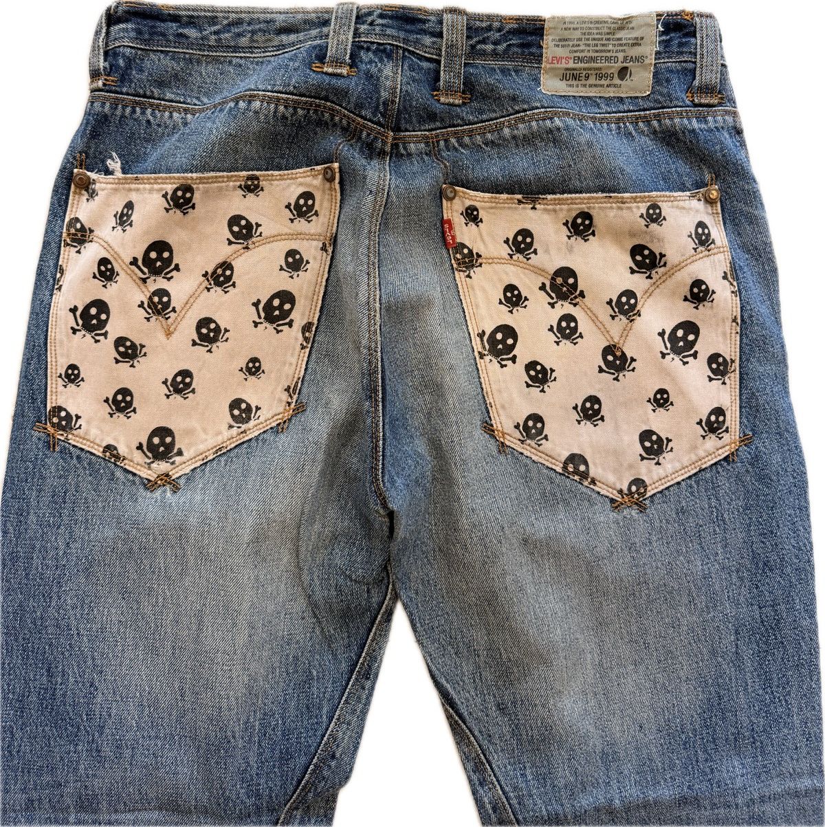 Levi's Levis Engineered Jeans with Skull Pockets Size US 34 / EU 50 - 2 Thumbnail