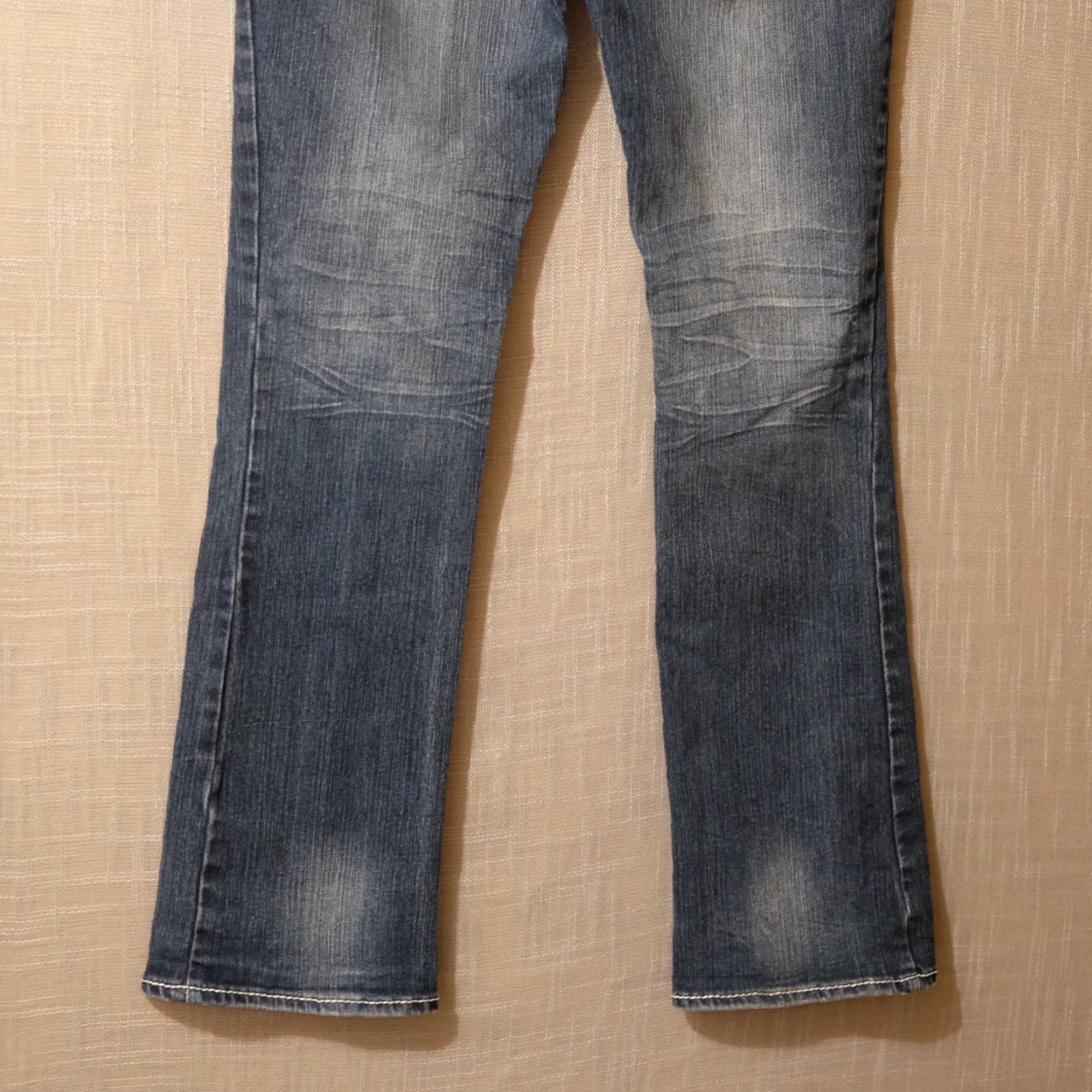 Denime HYDRAULIC Jeans Bootcut Stretch Denim EmBellished Embroidered Womens 12 Blue 32in Inseam Slit? Embellished not? Size 24" / US 00 / IT 34 - 7 Thumbnail