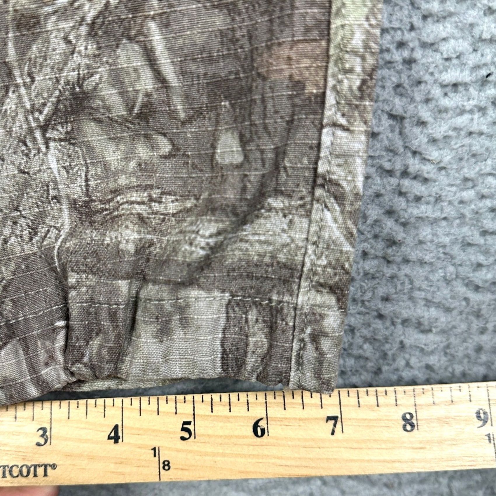 Vintage CSG Cargo Pants Mainpoint Cargo Pants Mens Large Brown Green Camouflage Ripstop Tapered Pockets All Season Military Outdoor Workwear Rugged Size US 32 / EU 48 - 7 Thumbnail