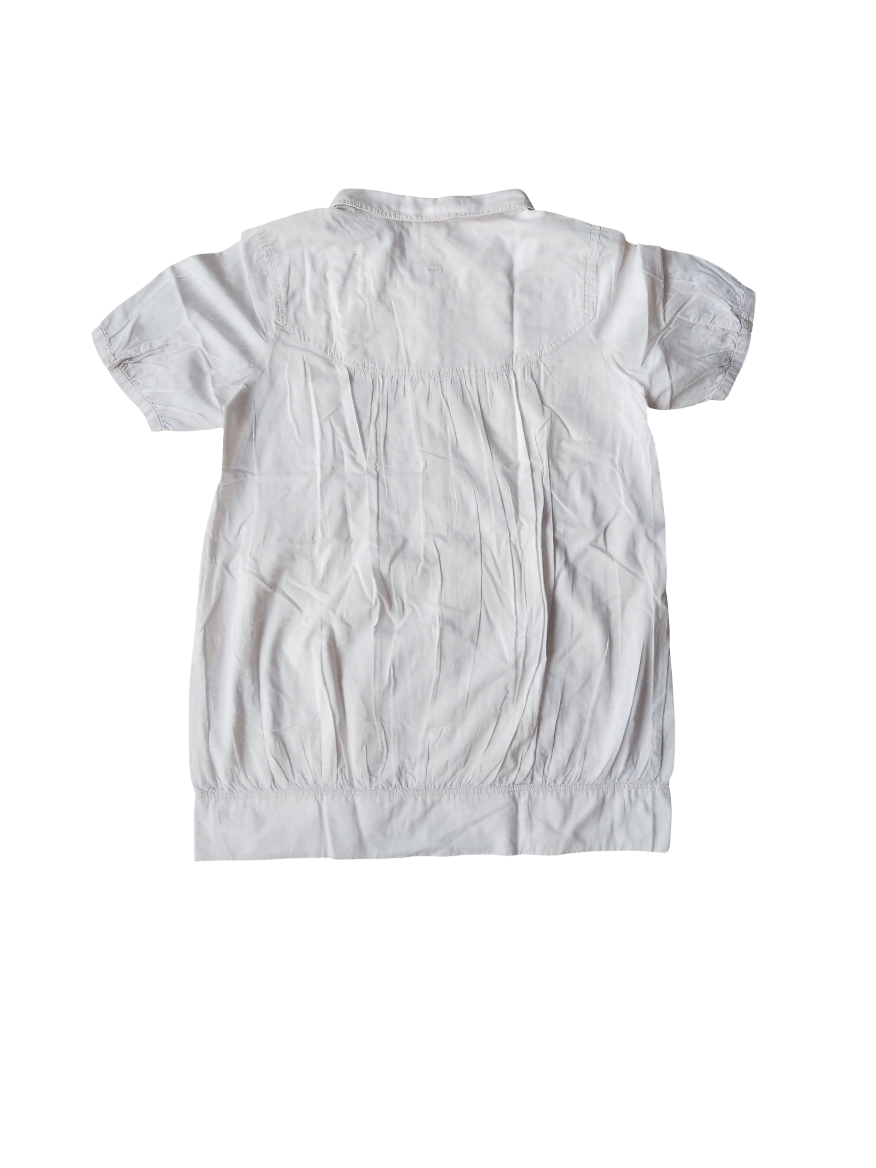 Issey Miyake Frapbois Peter Pan Collar Blouse Japan Size M / US 6-8 / IT 42-44 - 5 Thumbnail
