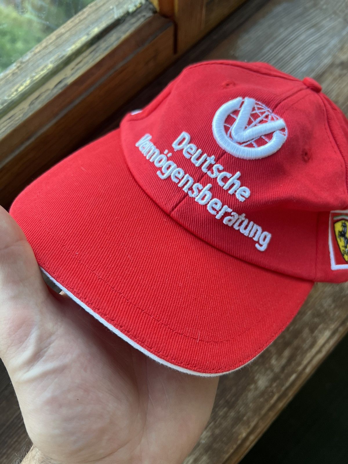 Ferrari Vintage F-1 Ferrari Schumacher Racing Trapper Hat Y2K Size ONE SIZE - 4 Thumbnail